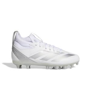 adidas Adizero Impact.2 "Cloud White/Silver Metallic" Grade School Kids' Football Cleat