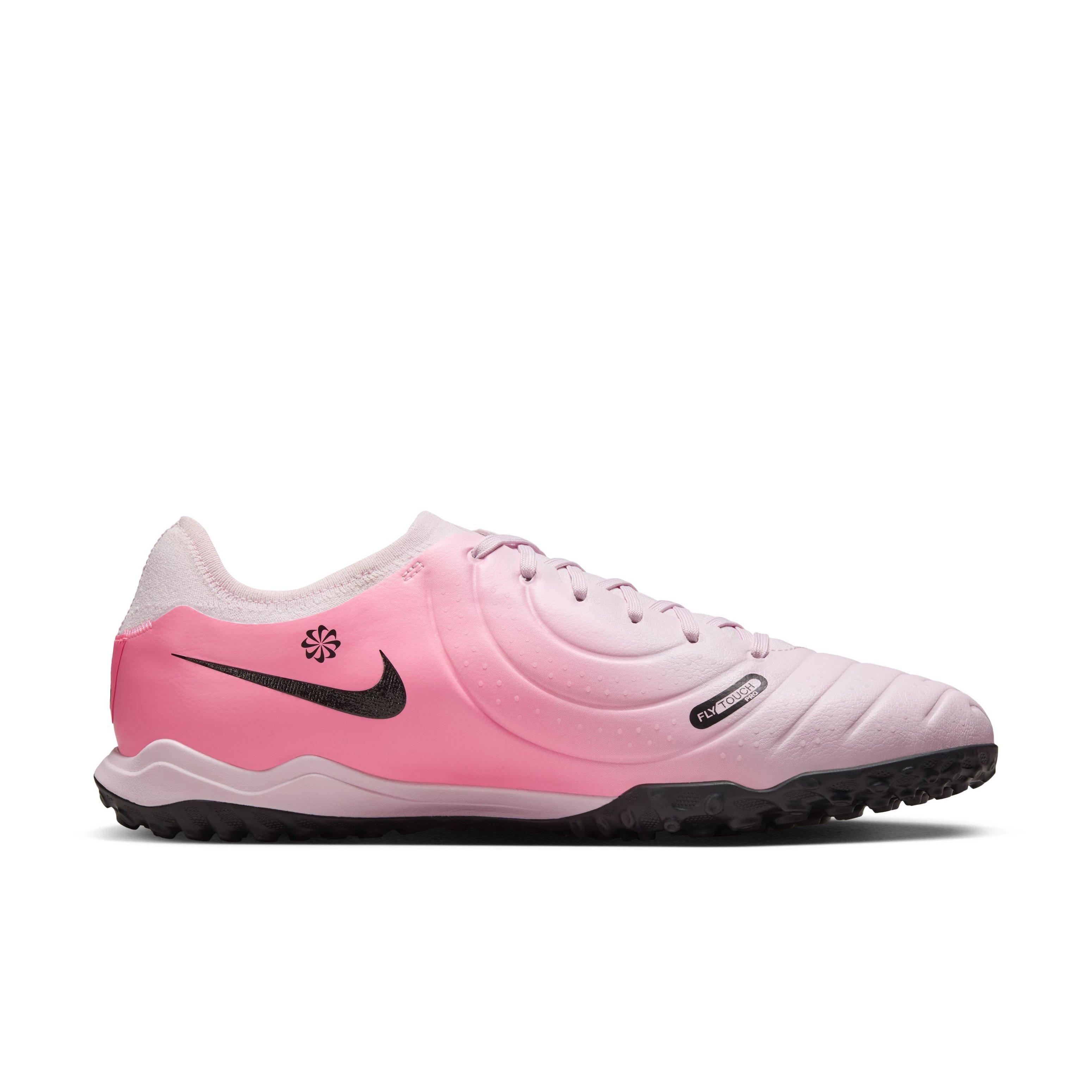Nike Tiempo Legend 10 Pro Turf "Pink Foam/Black" Men's Soccer Shoe - PINK/BLACK Thumbnail View 1