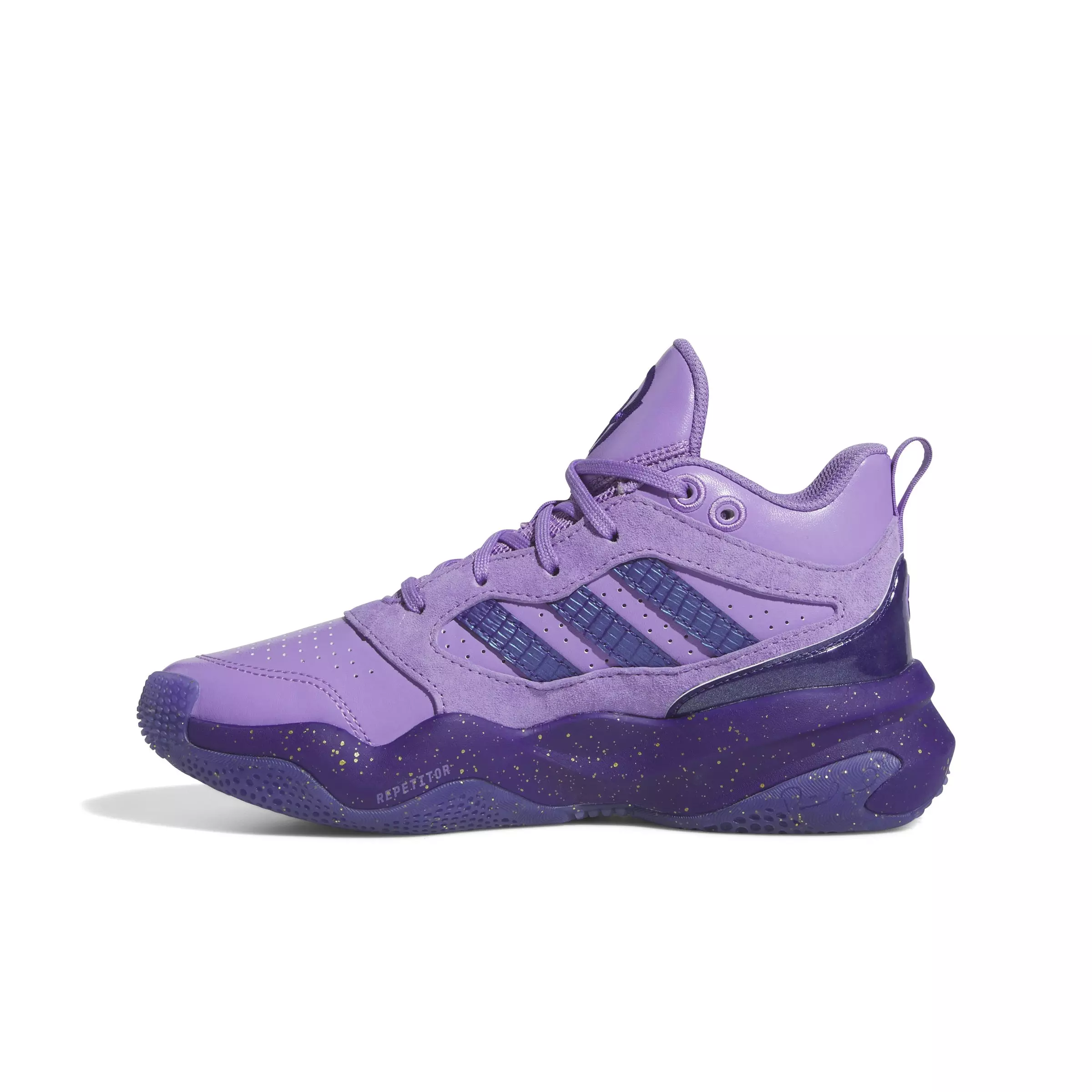 adidas Mahomes 2 Impact FLX "Violet/Purple/Gold" Grade School Kids' Football Cleat - PURPLE/GOLD