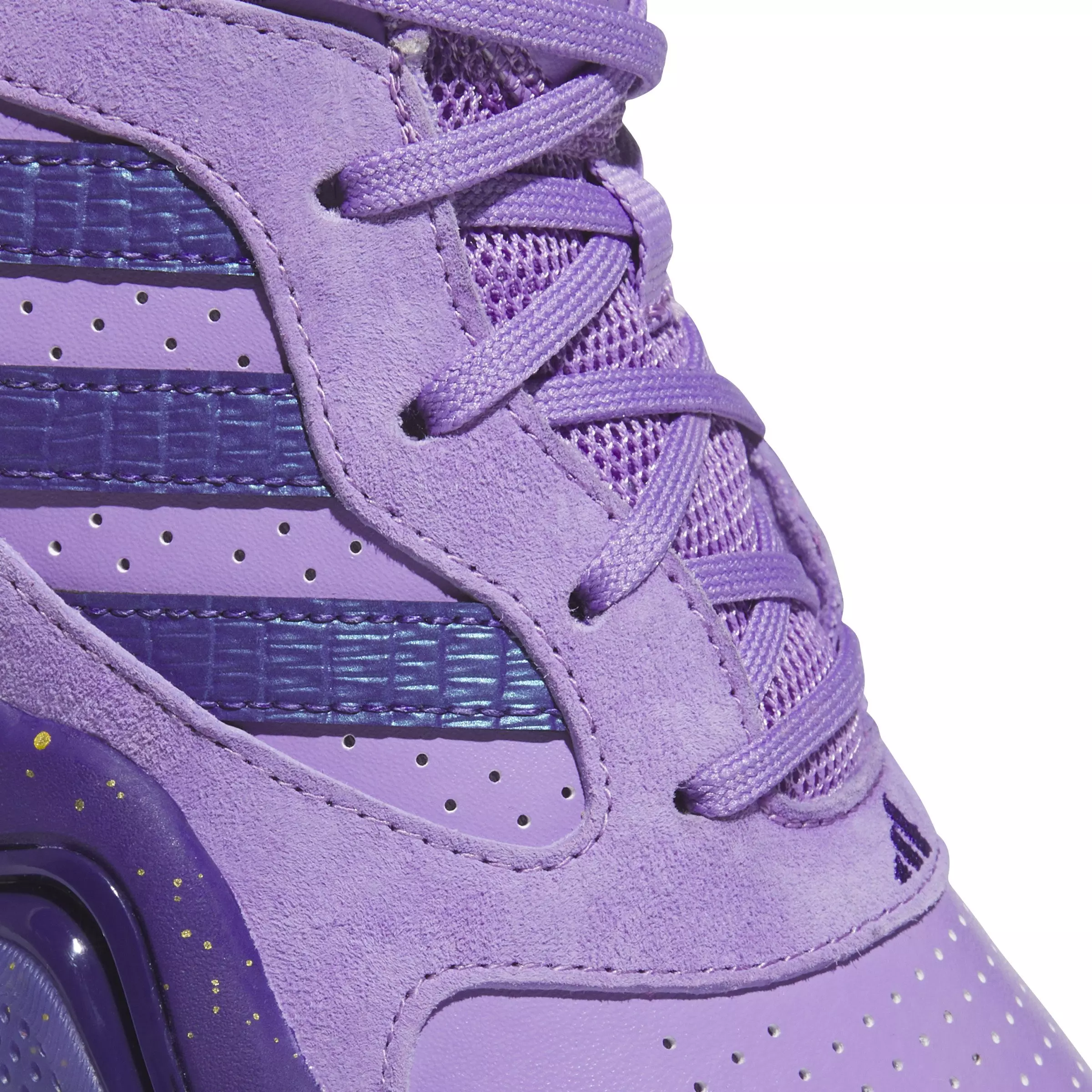adidas Mahomes 2 Impact FLX "Violet/Purple/Gold" Grade School Kids' Football Cleat - PURPLE/GOLD