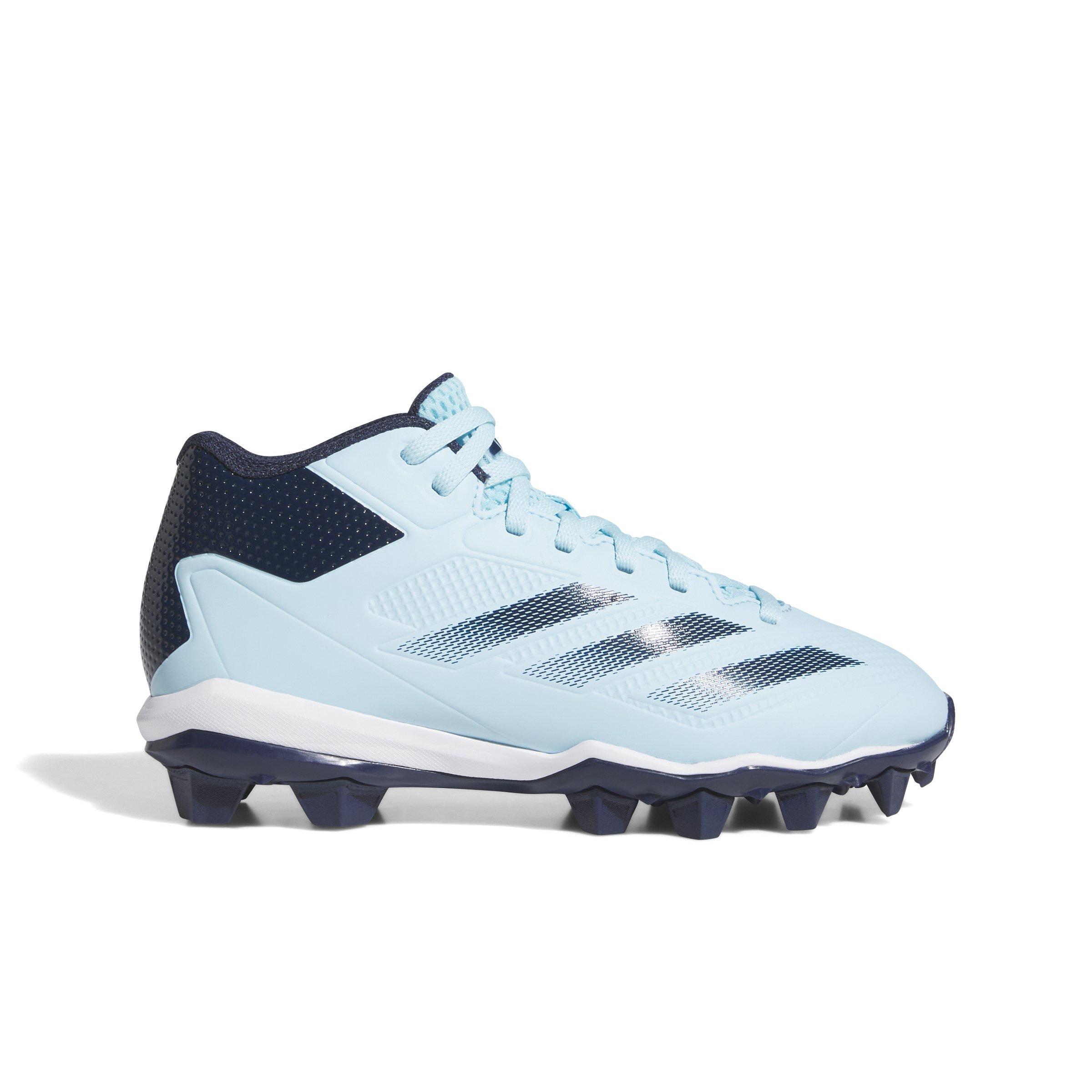 adidas Adizero Impact Molded "Bliss Blue/Navy" Grade School Boys' Baseball Cleat - BLUE/NAVY Thumbnail View 1