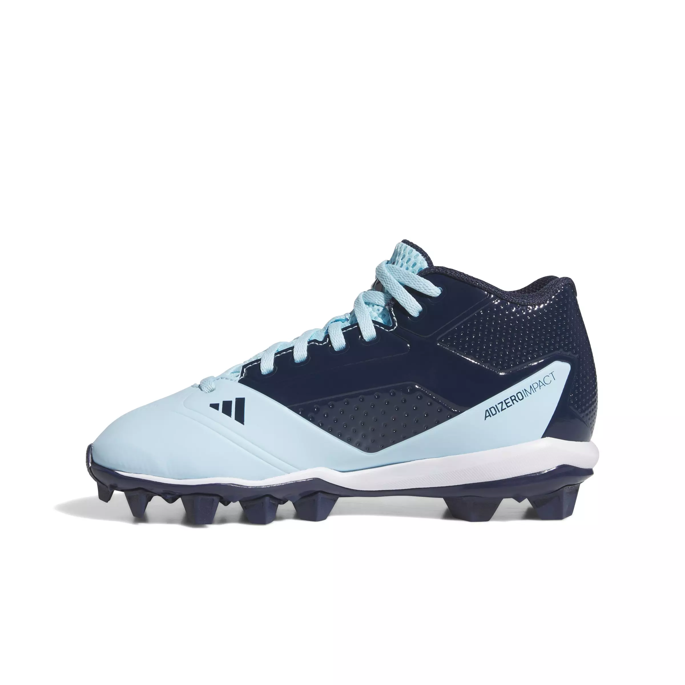 adidas Adizero Impact Molded "Bliss Blue/Navy" Grade School Boys' Baseball Cleat - BLUE/NAVY