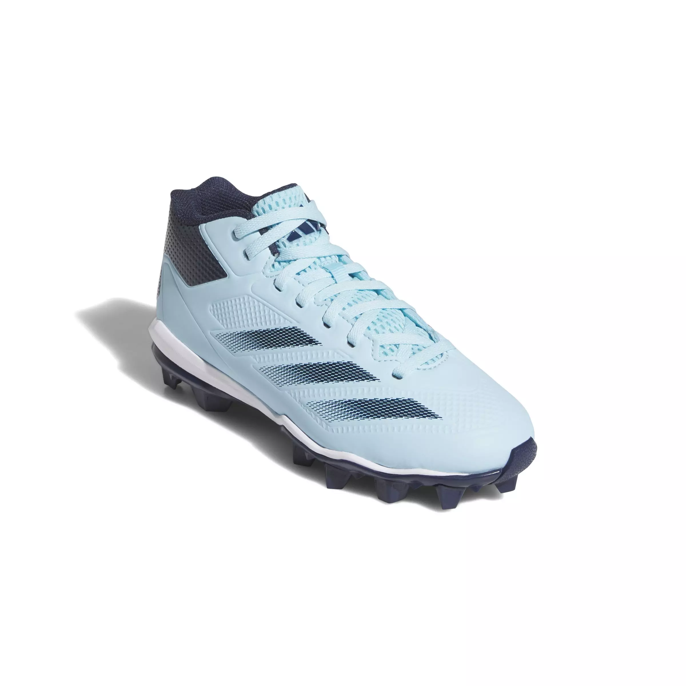 adidas Adizero Impact Molded "Bliss Blue/Navy" Grade School Boys' Baseball Cleat - BLUE/NAVY