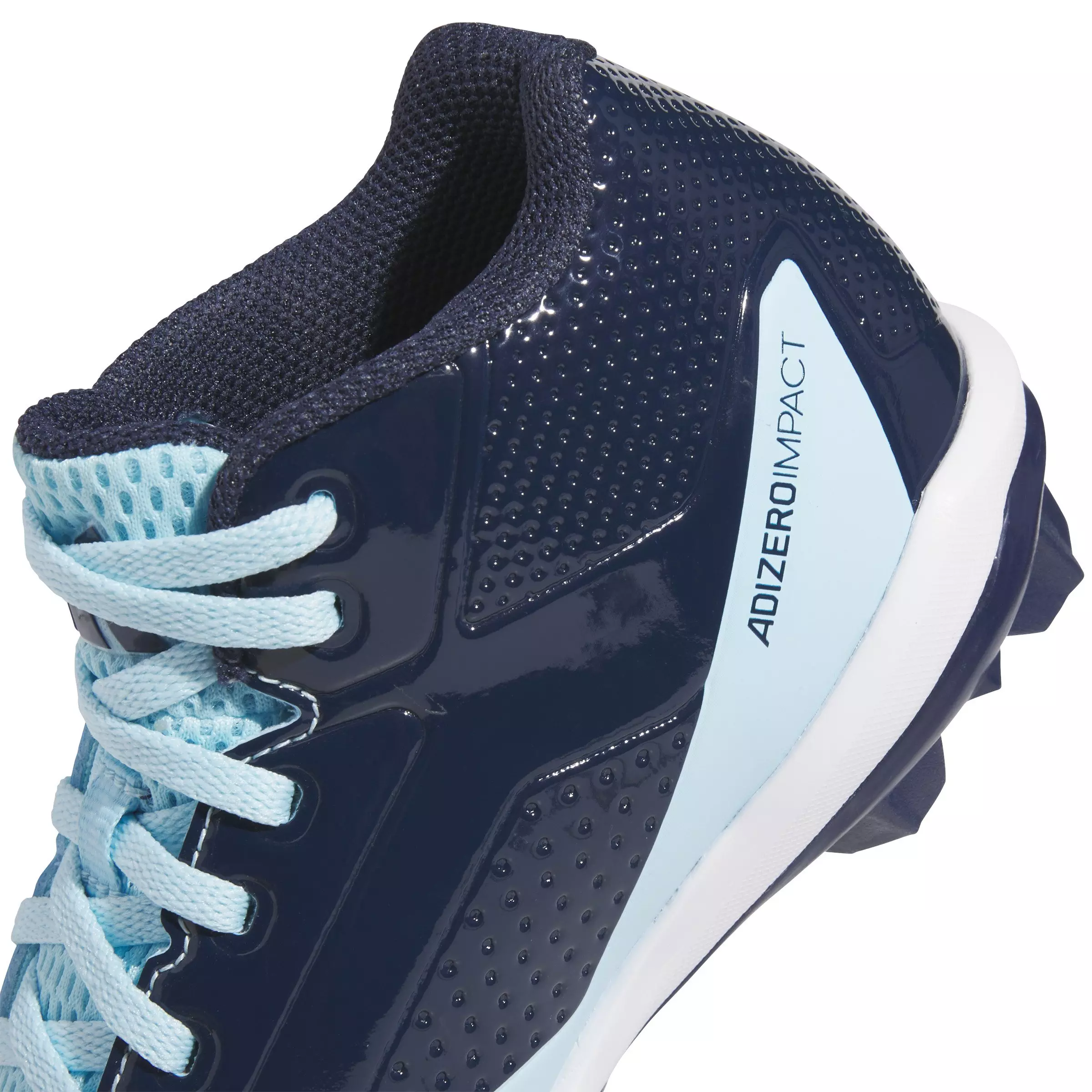 adidas Adizero Impact Molded "Bliss Blue/Navy" Grade School Boys' Baseball Cleat - BLUE/NAVY