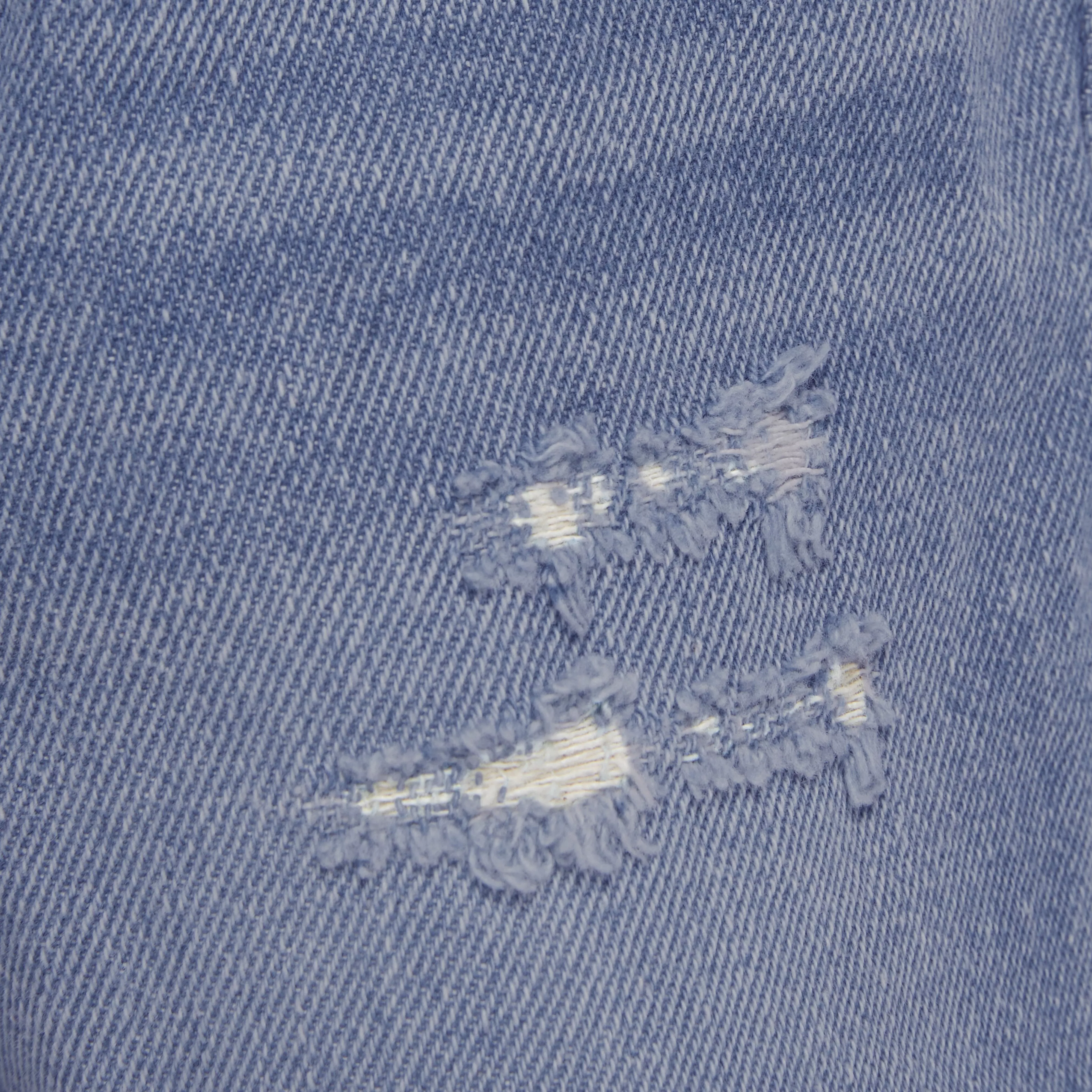 Levi's Toddler Girls' Girlfriend Fit Light Wash Distressed Denim Shorty Shorts - AS SHOWN