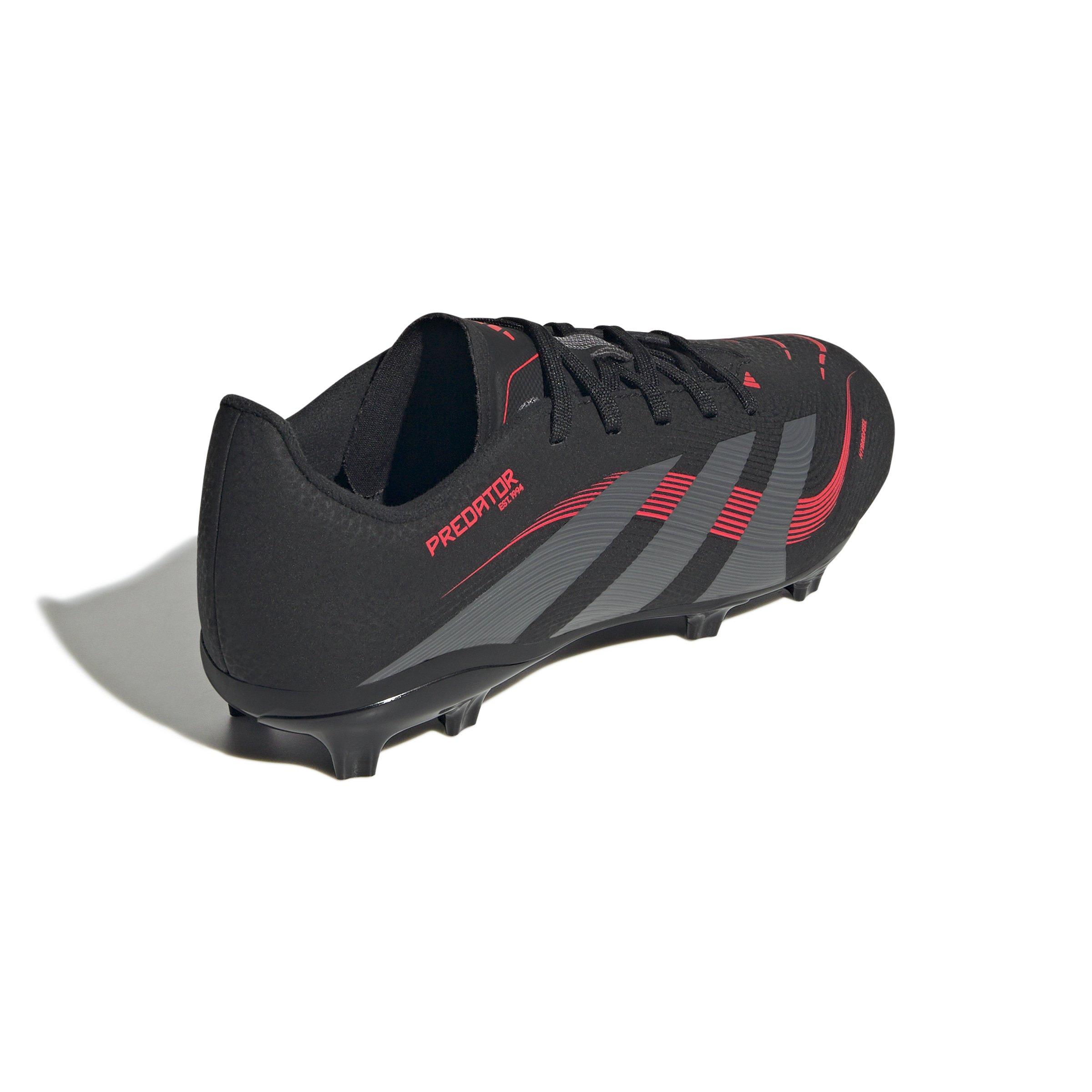 adidas Predator League Firm/MG  Grade School Kids' "Core Black/Grey Four/Lucid Red" Soccer Cleat