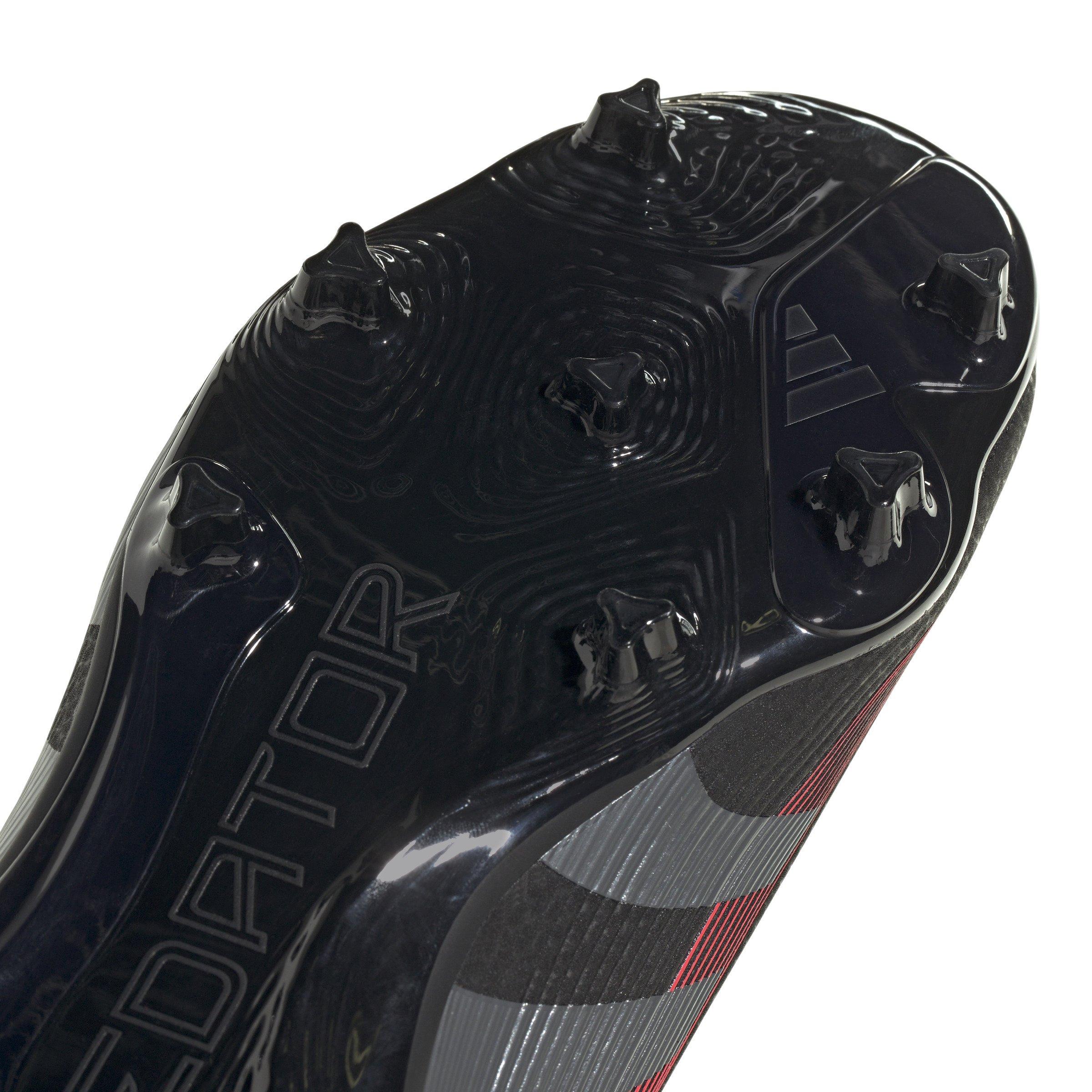 adidas Predator League Firm/MG  Grade School Kids' "Core Black/Grey Four/Lucid Red" Soccer Cleat