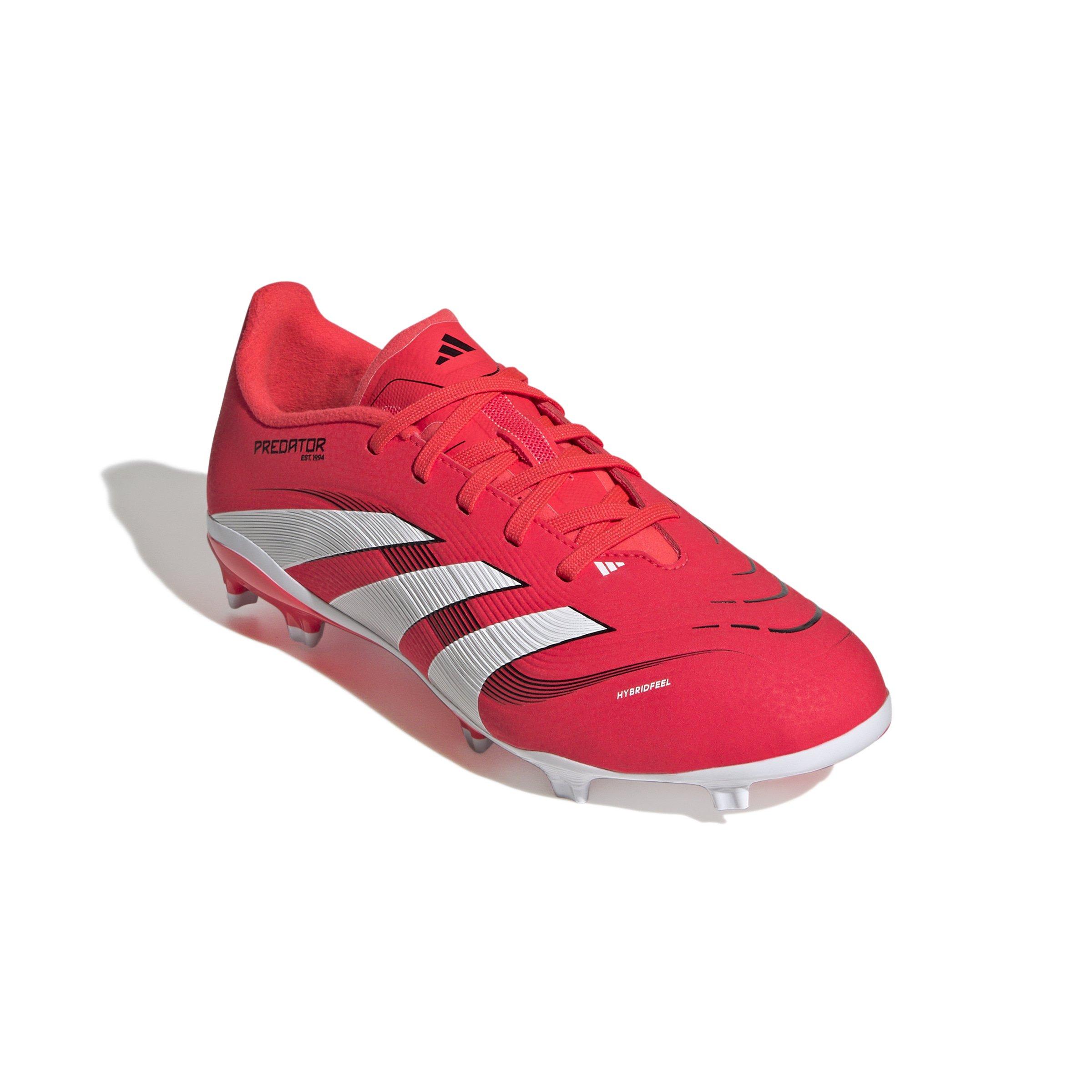 adidas Predator League Firm/MG  Grade School Kids' "Lucid Red/FTWR White/Core Black" Soccer Cleat
