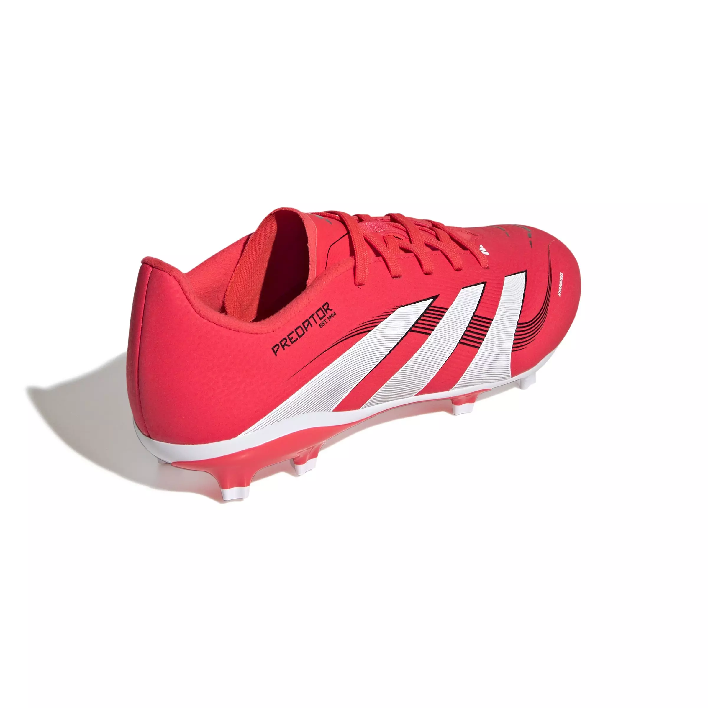 adidas Predator League Firm/MG "Lucid Red/FTWR White/Core Black" Grade School Kids' Soccer Cleat - RED/WHITE/BLACK