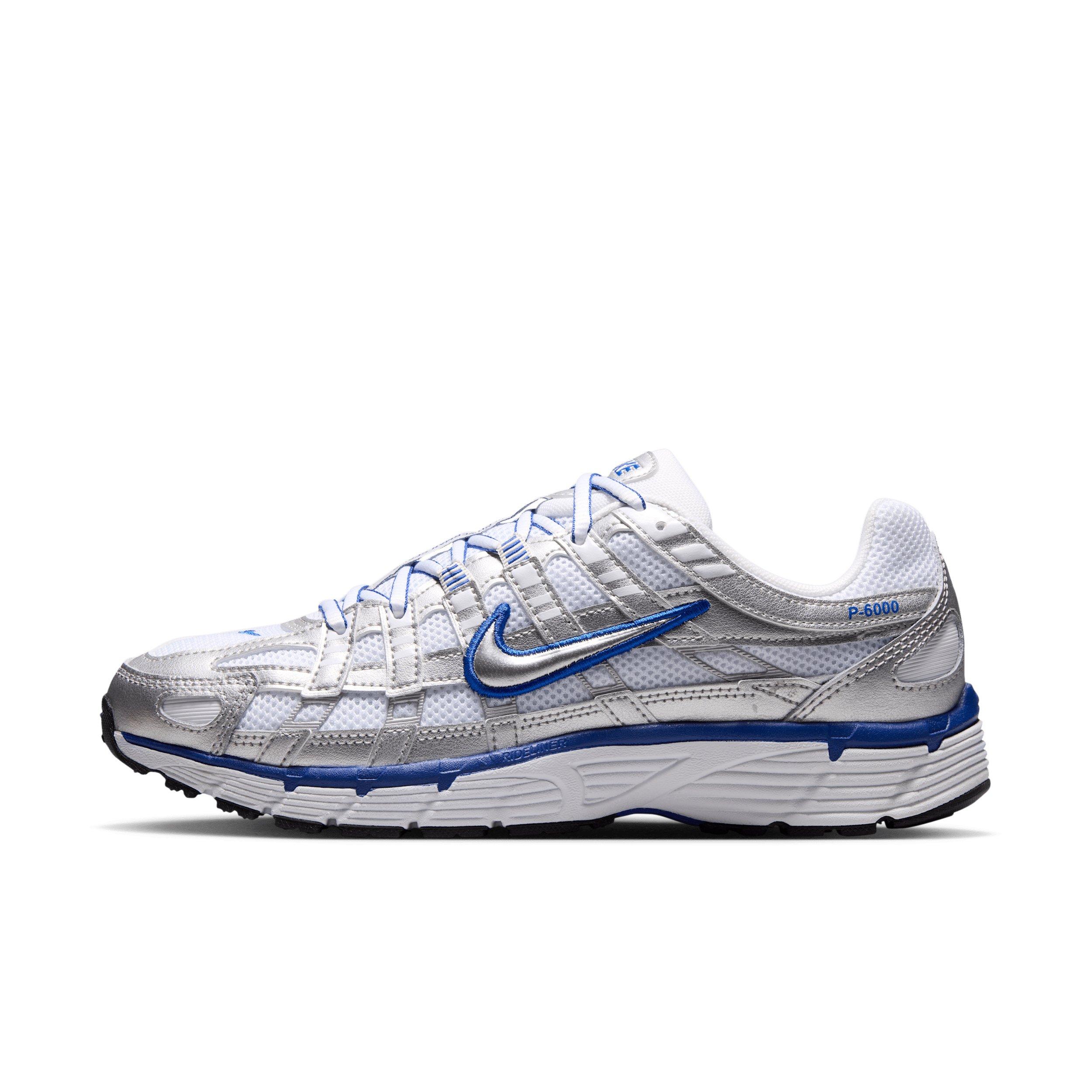 Nike P-6000 "White/Old Royal/Black/Metallic Silver" Women's Shoe - WHITE/ROYAL/BLACK/SILVER Thumbnail View 2