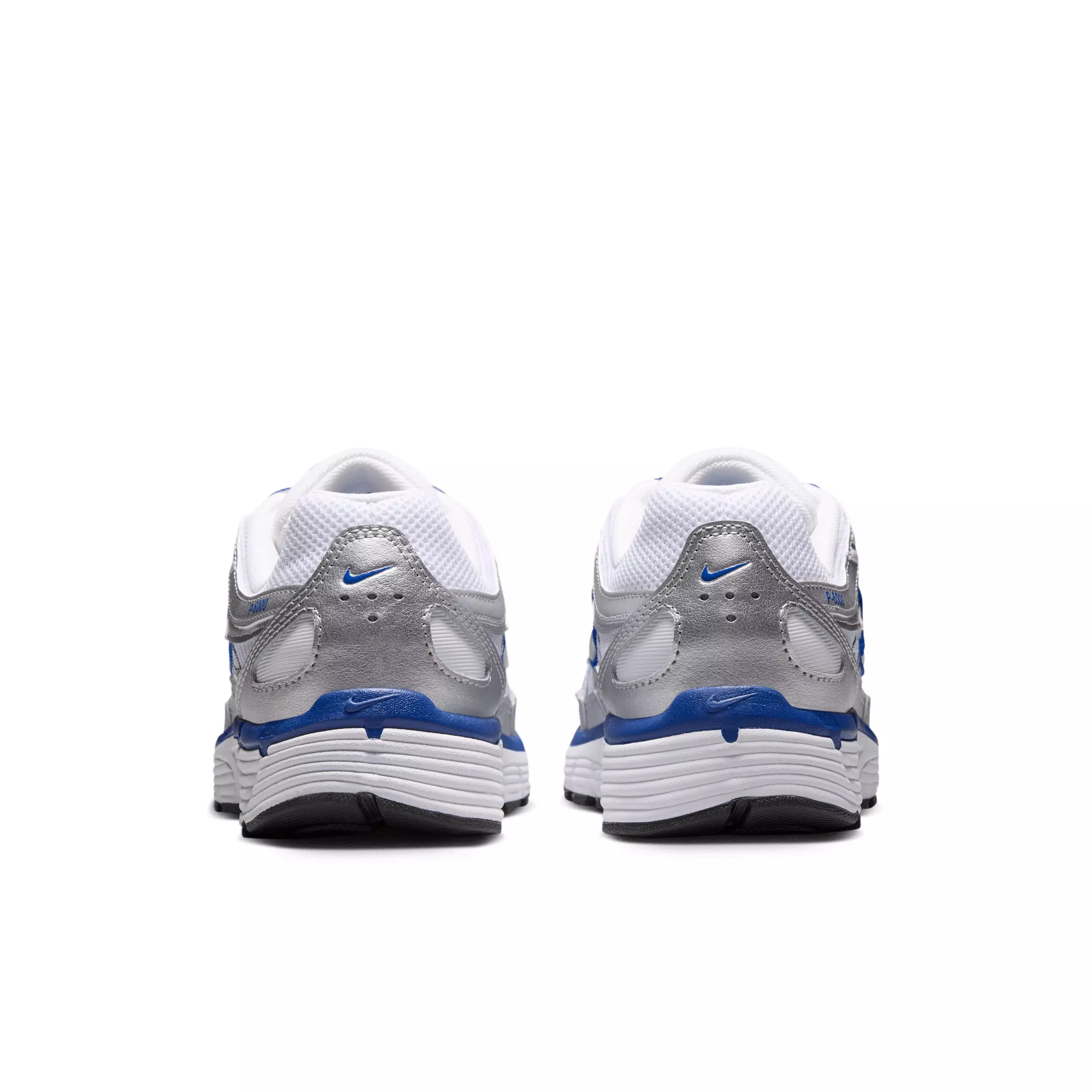 Nike P-6000 "White/Old Royal/Black/Metallic Silver" Women's Shoe - WHITE/ROYAL/BLACK/SILVER