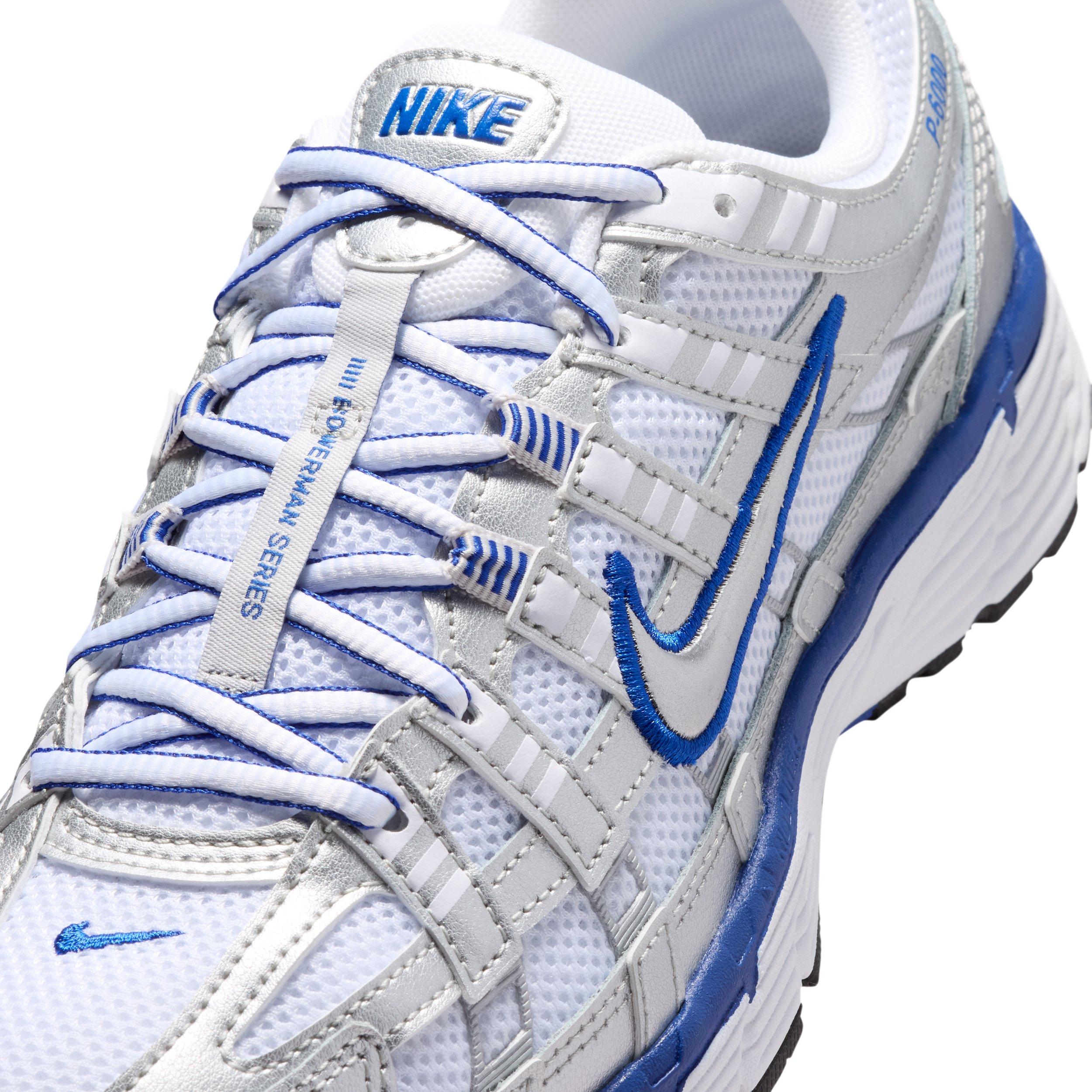 Nike P-6000 "White/Old Royal/Black/Metallic Silver" Women's Shoe - WHITE/ROYAL/BLACK/SILVER Thumbnail View 7