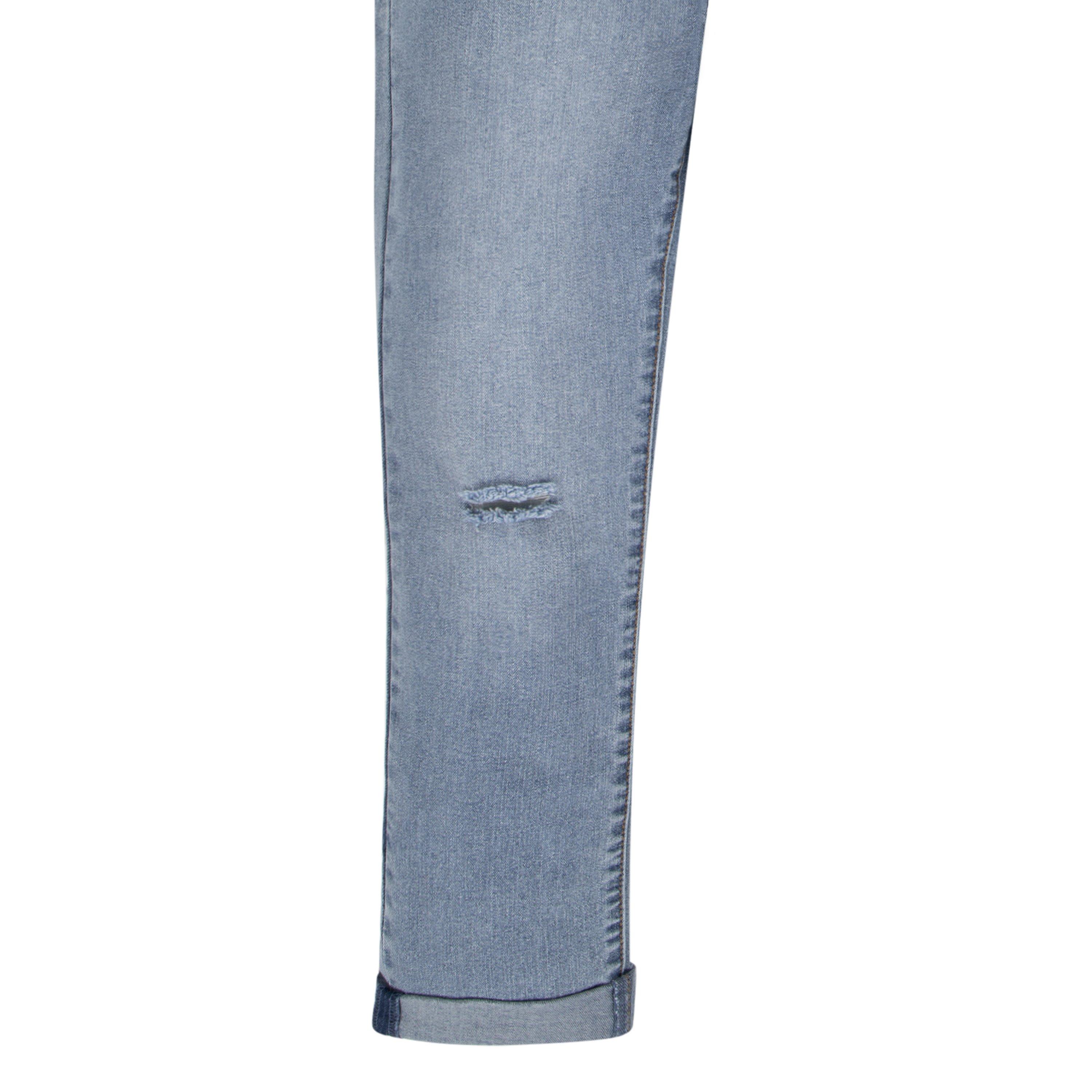 Levi's Girlfriend Fit Big Girls' Light Blue Wash Denim Overalls