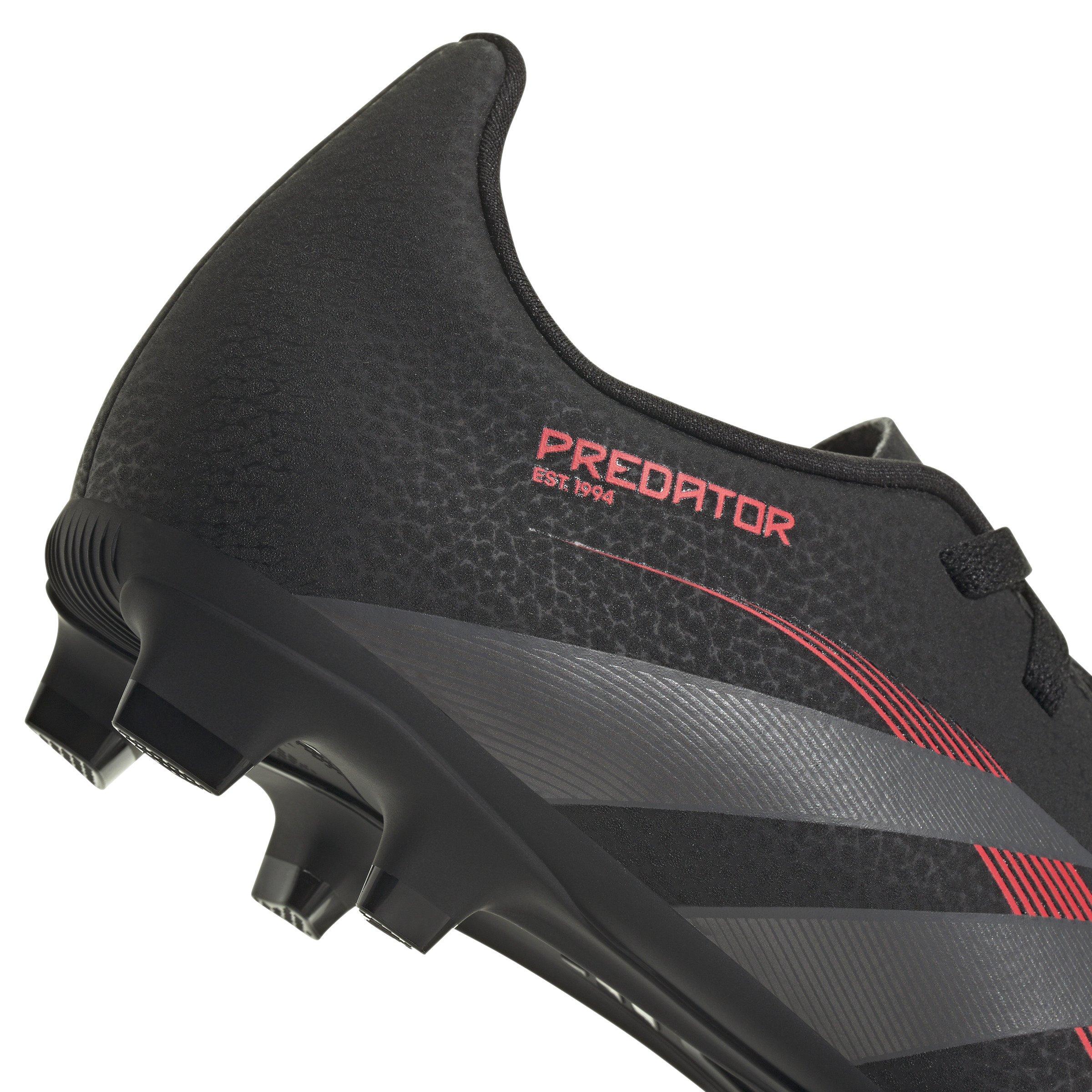 adidas Predator Club Firm/MG  Grade School Kids' "Black/Grey/Red" Soccer Cleat