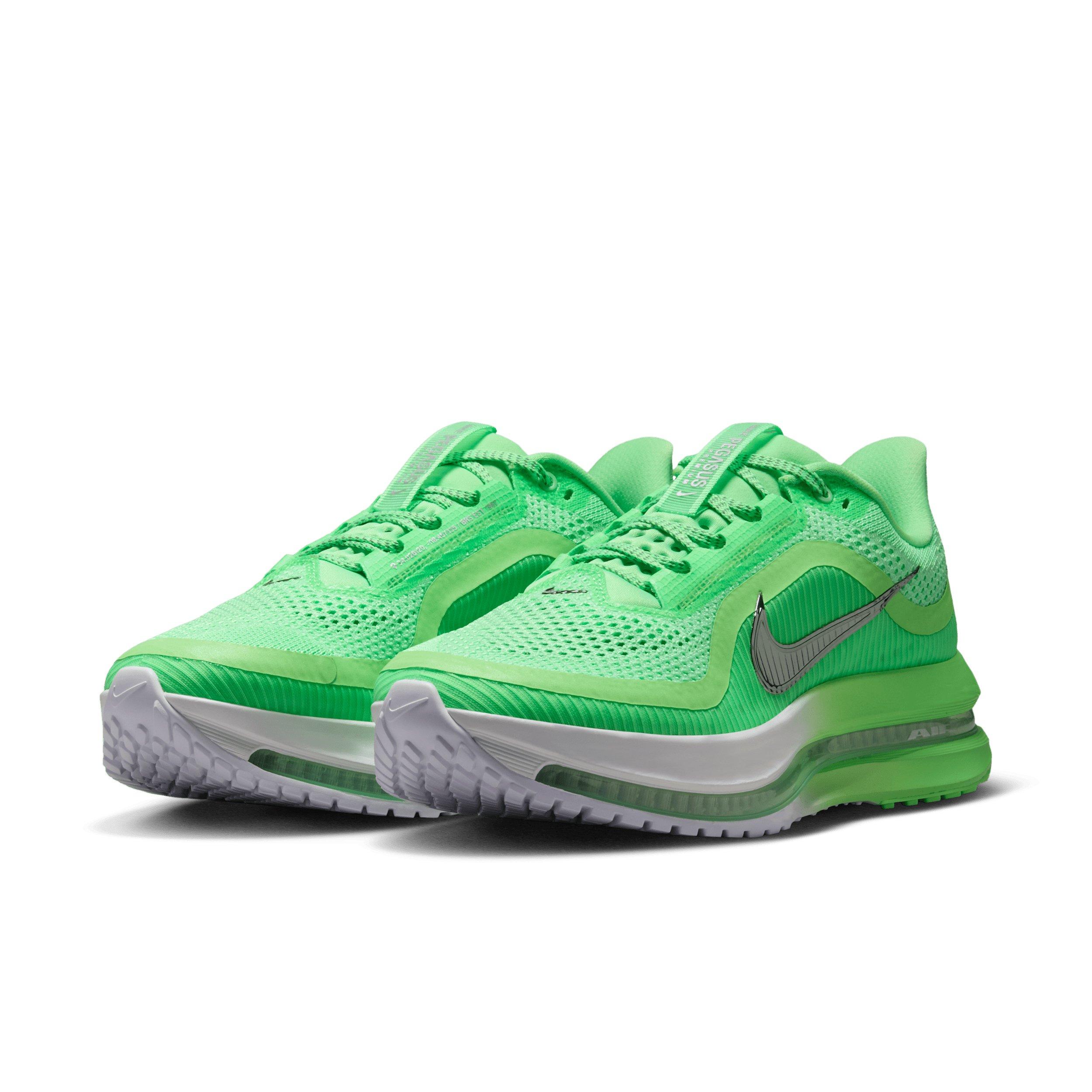 Nike Pegasus Premium "Illusion Green/White/Metallic Silver" Women's Running Shoe - GREEN/WHITE/SILVER Thumbnail View 3