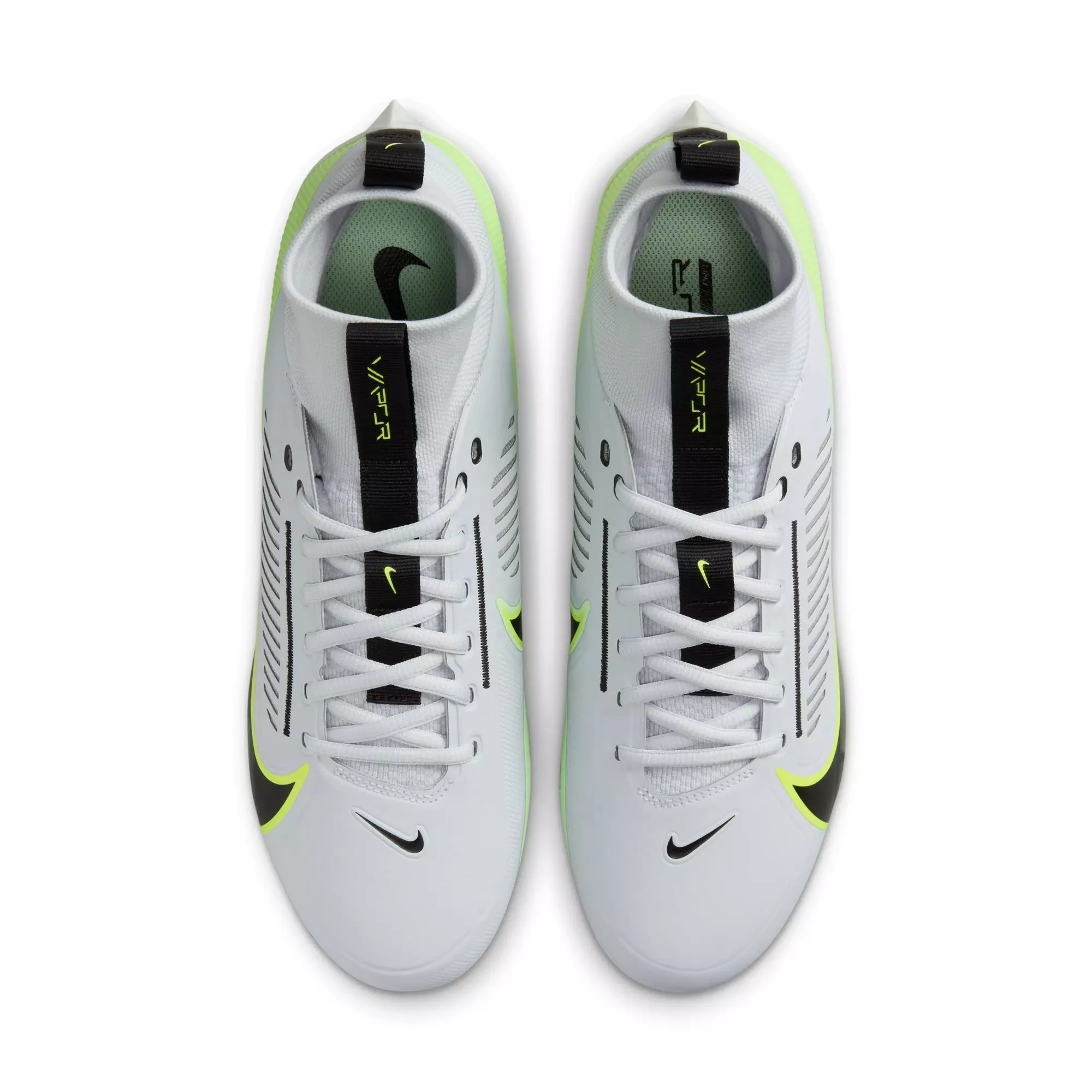 Nike Vapor Edge Pro 360 2 "Grey/Volt/Black" Men's Football Cleat - GREY/VOLT/BLACK