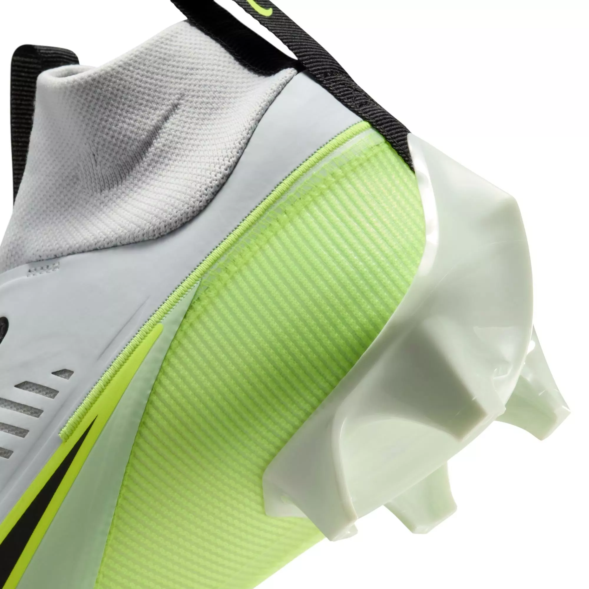 Nike Vapor Edge Pro 360 2 "Grey/Volt/Black" Men's Football Cleat - GREY/VOLT/BLACK