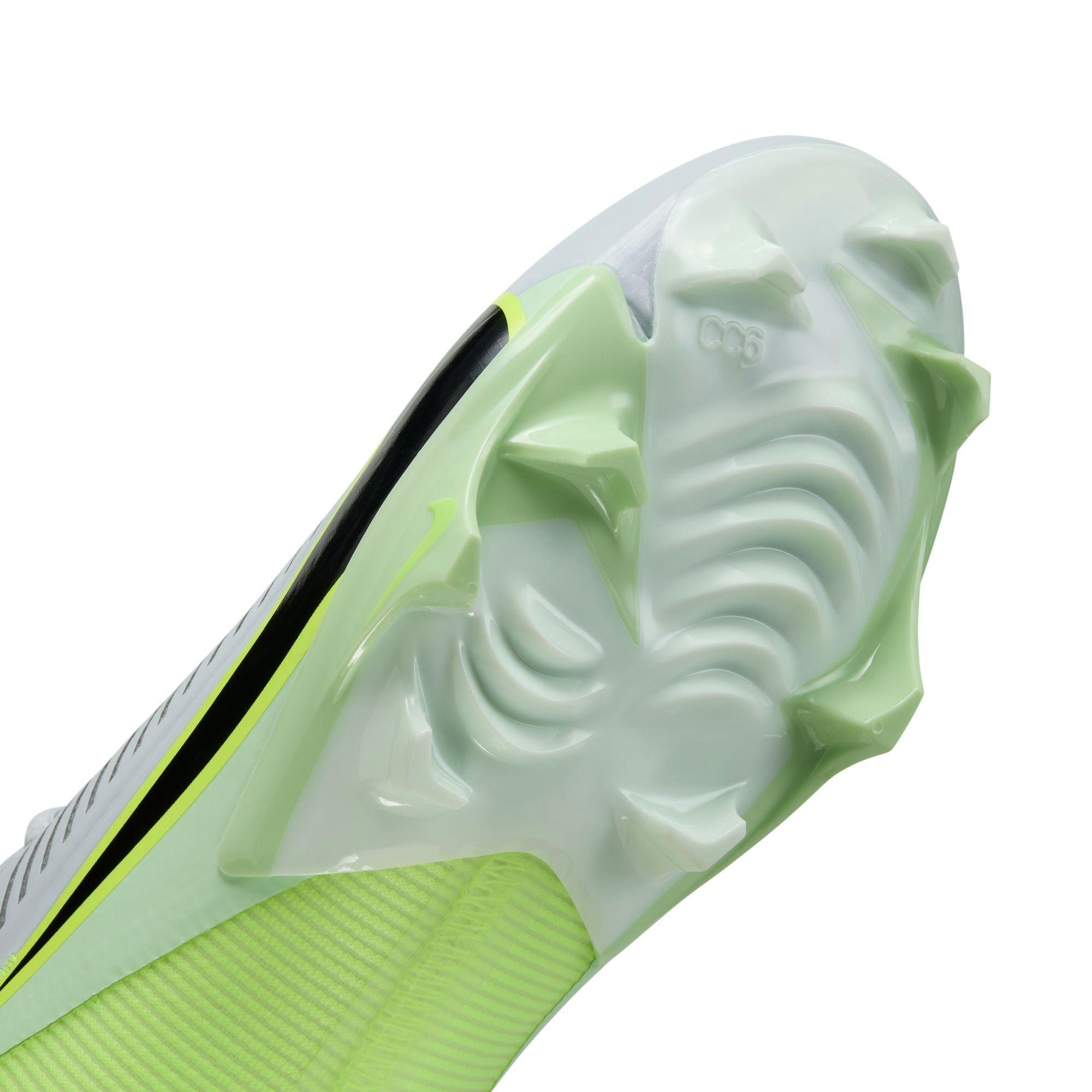 Nike Vapor Edge Pro 360 2 "Grey/Volt/Black" Men's Football Cleat - GREY/VOLT/BLACK Thumbnail View 9