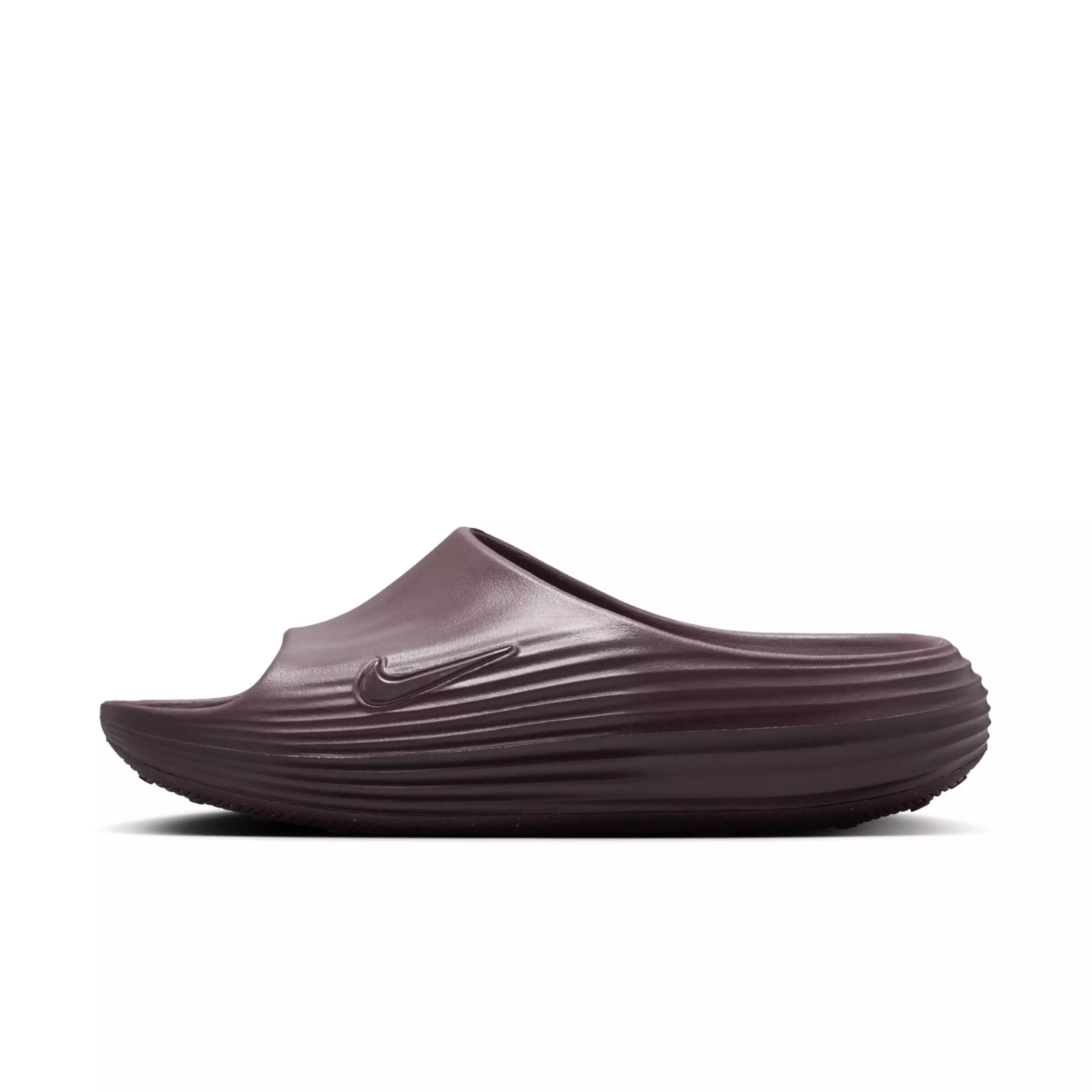 Nike ReactX Rejuven8 "Tattoo/Burgundy Ash/Tattoo" Women's Slide - TATTOO/BURGUNDY/TATTOO