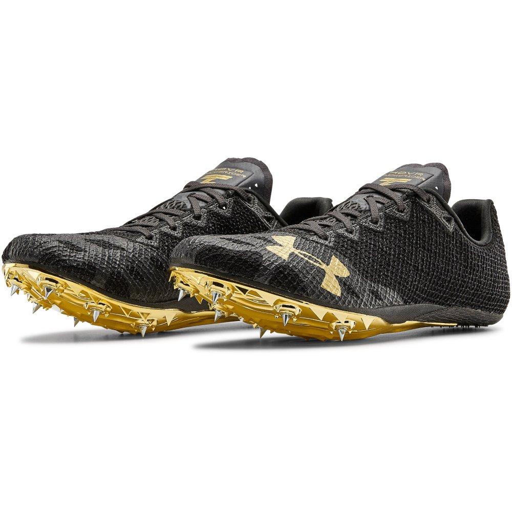 Under Armour HOVR&trade; Smokerider "Black/Jet Grey" Unisex Track Spike - BLACK/GREY Thumbnail View 3