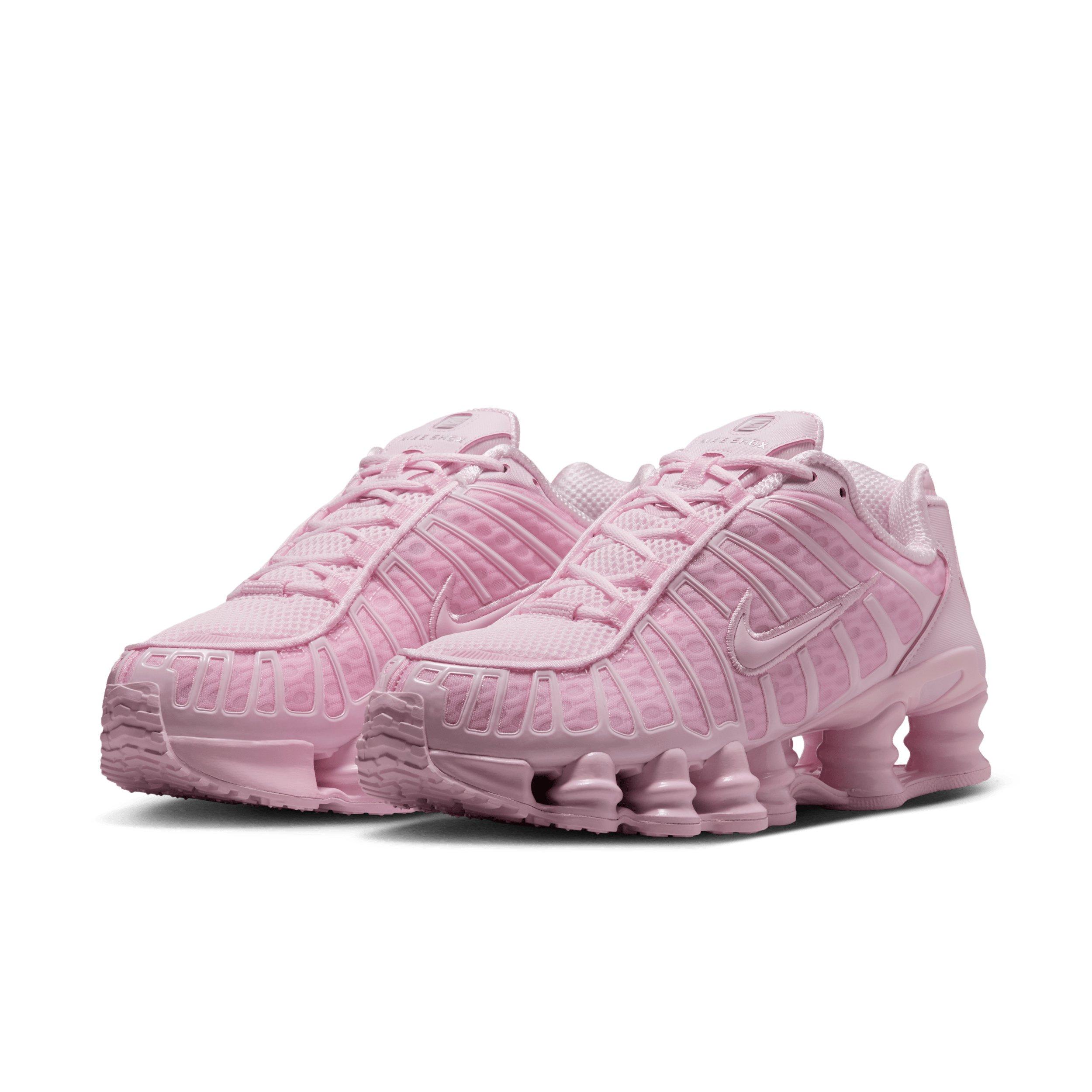 Nike Shox TL "Pink Foam/Metallic Silver/Pink Foam" Women's Shoe - PINK/SILVER/PINK Thumbnail View 3