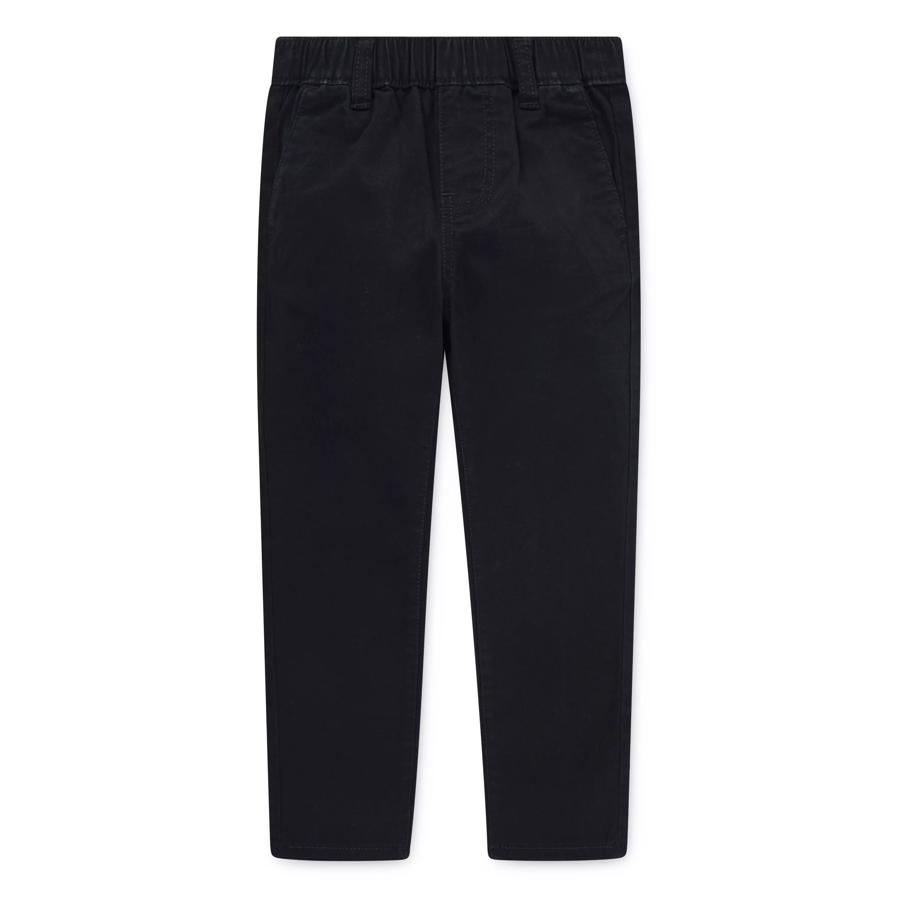 Levi's Little Girls' Pull on Uniform Pants - Black - BLACK