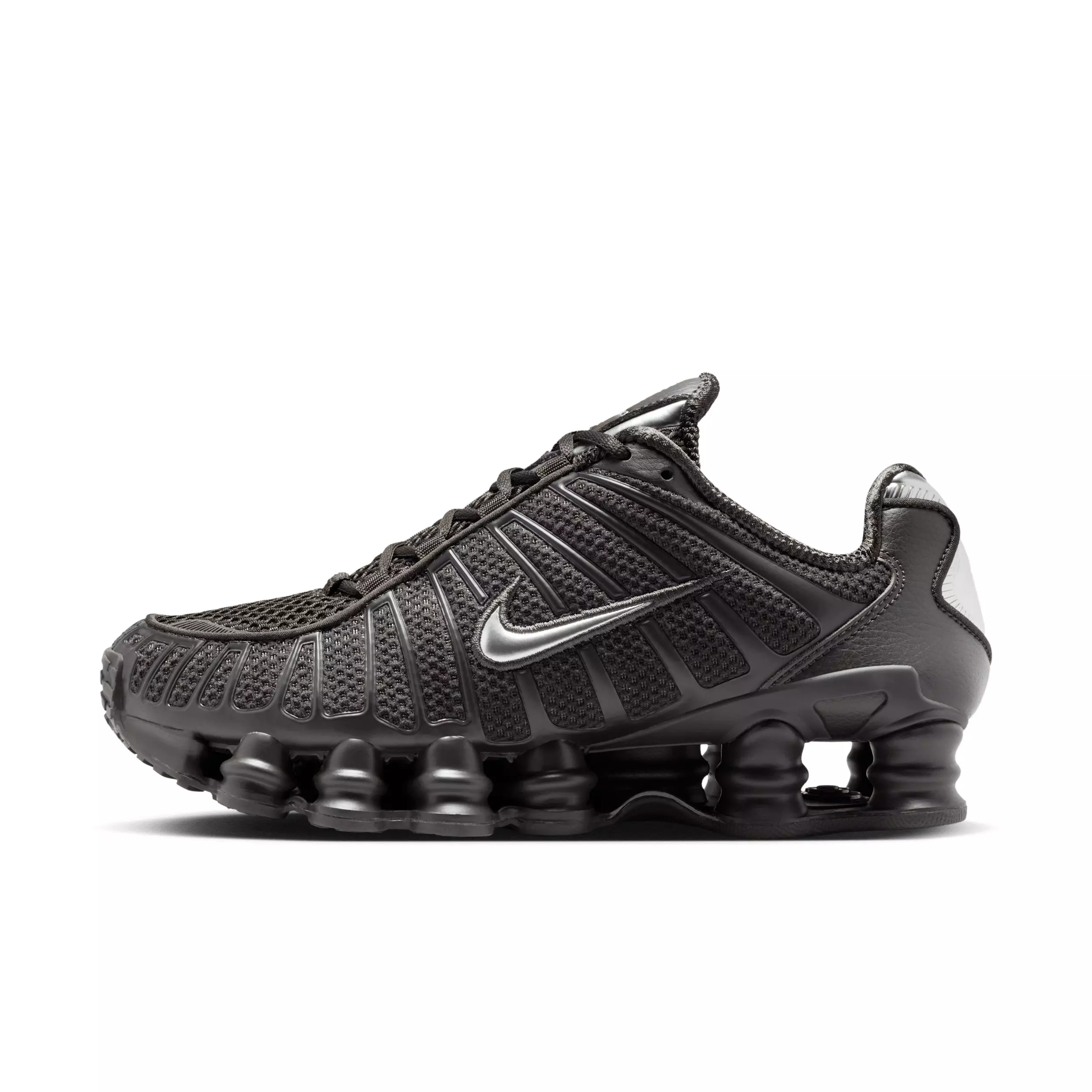 Nike Shox TL "Velvet Brown/Metallic Silver" Women's Shoe - BROWN/SILVER