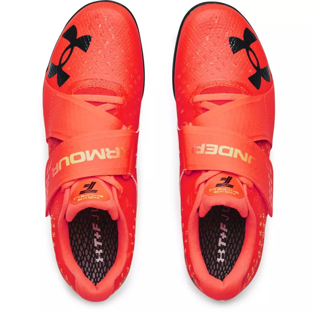 Under Armour UA HOVR™ Skyline Long Jump "Phoenix Fire/High Vis Yellow" Unisex Track Spike - RED/YELLOW