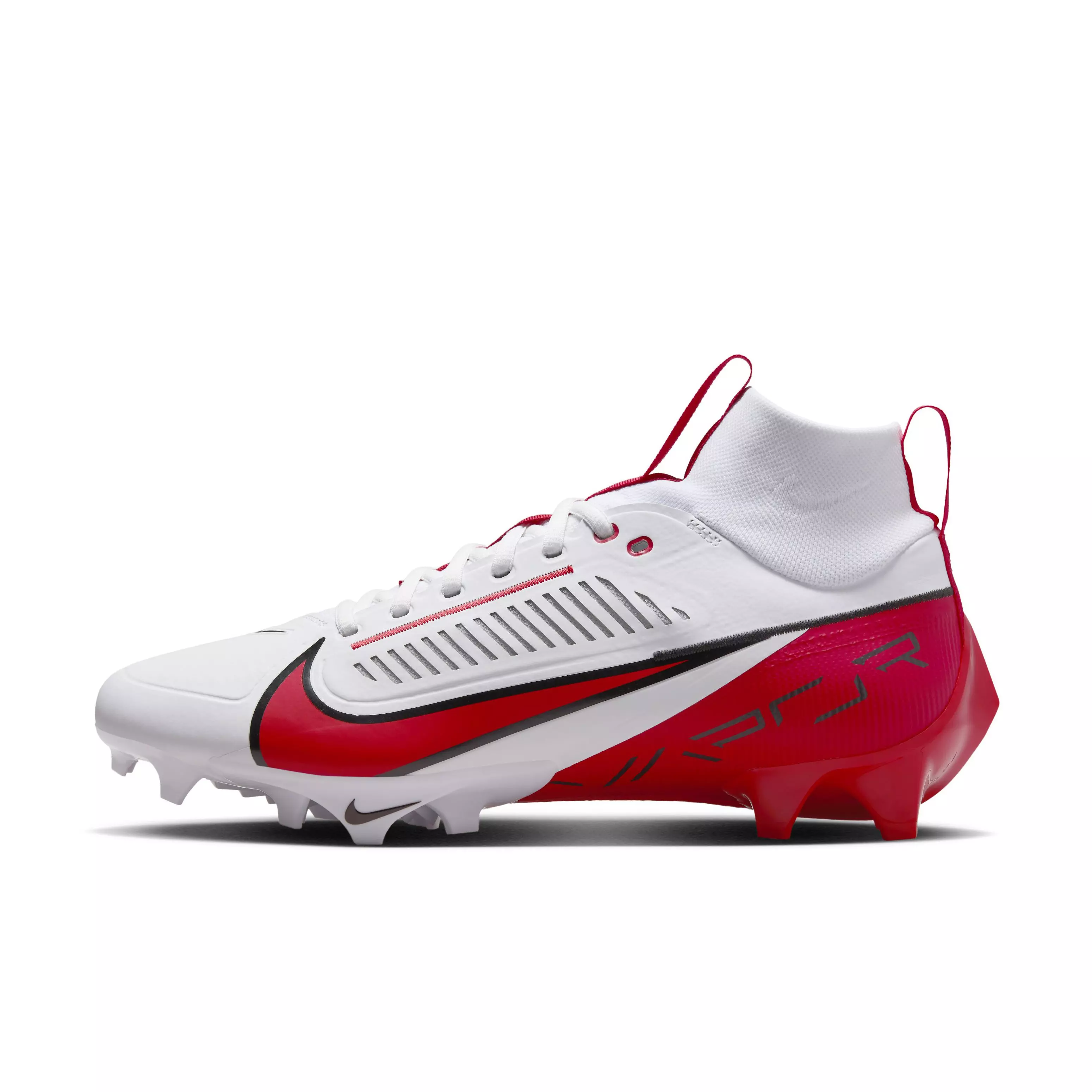Nike Vapor Edge Pro 360 2 "White/Black/University Red" Men's Football Cleat - WHITE/BLACK/RED