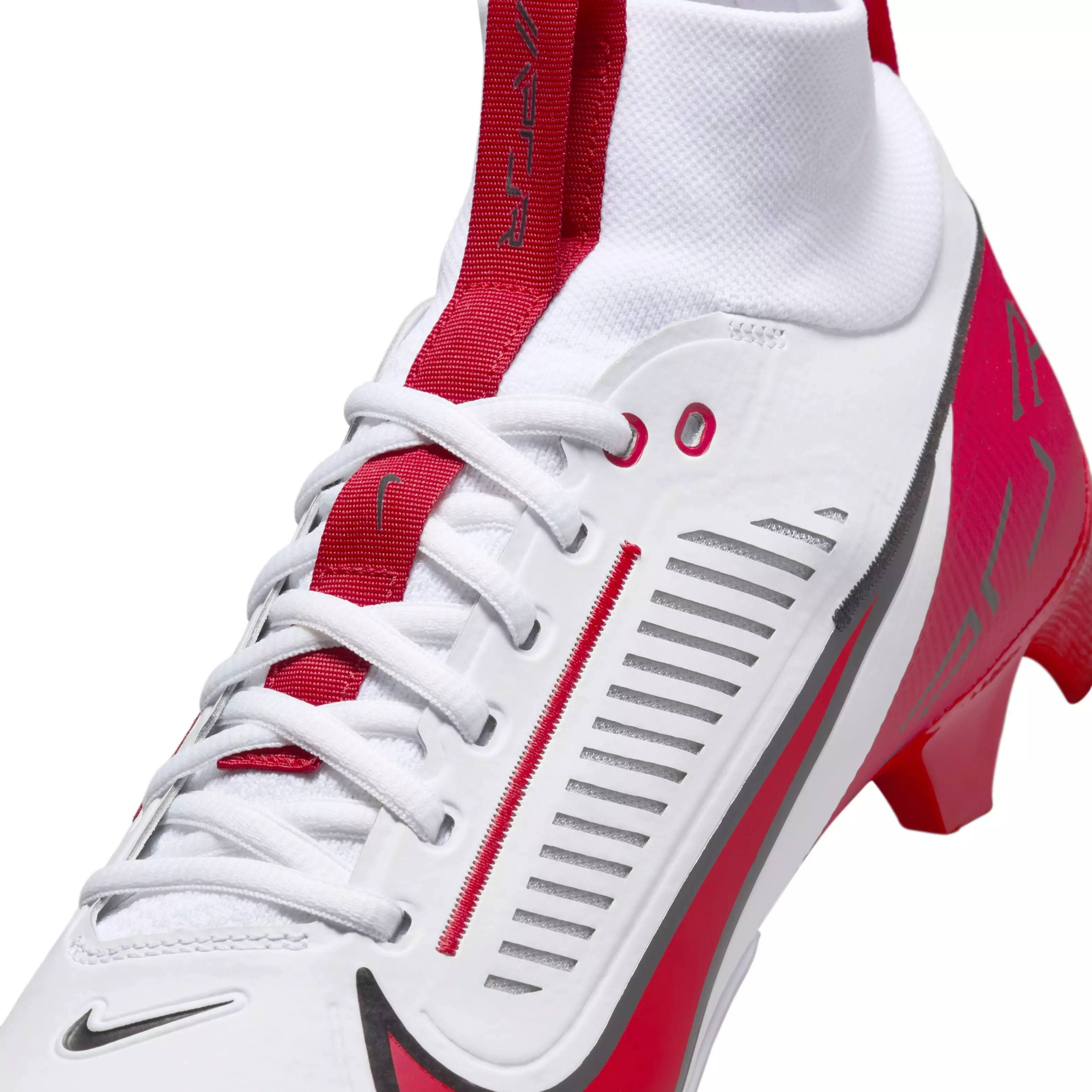 Nike Vapor Edge Pro 360 2 "White/Black/University Red" Men's Football Cleat - WHITE/BLACK/RED