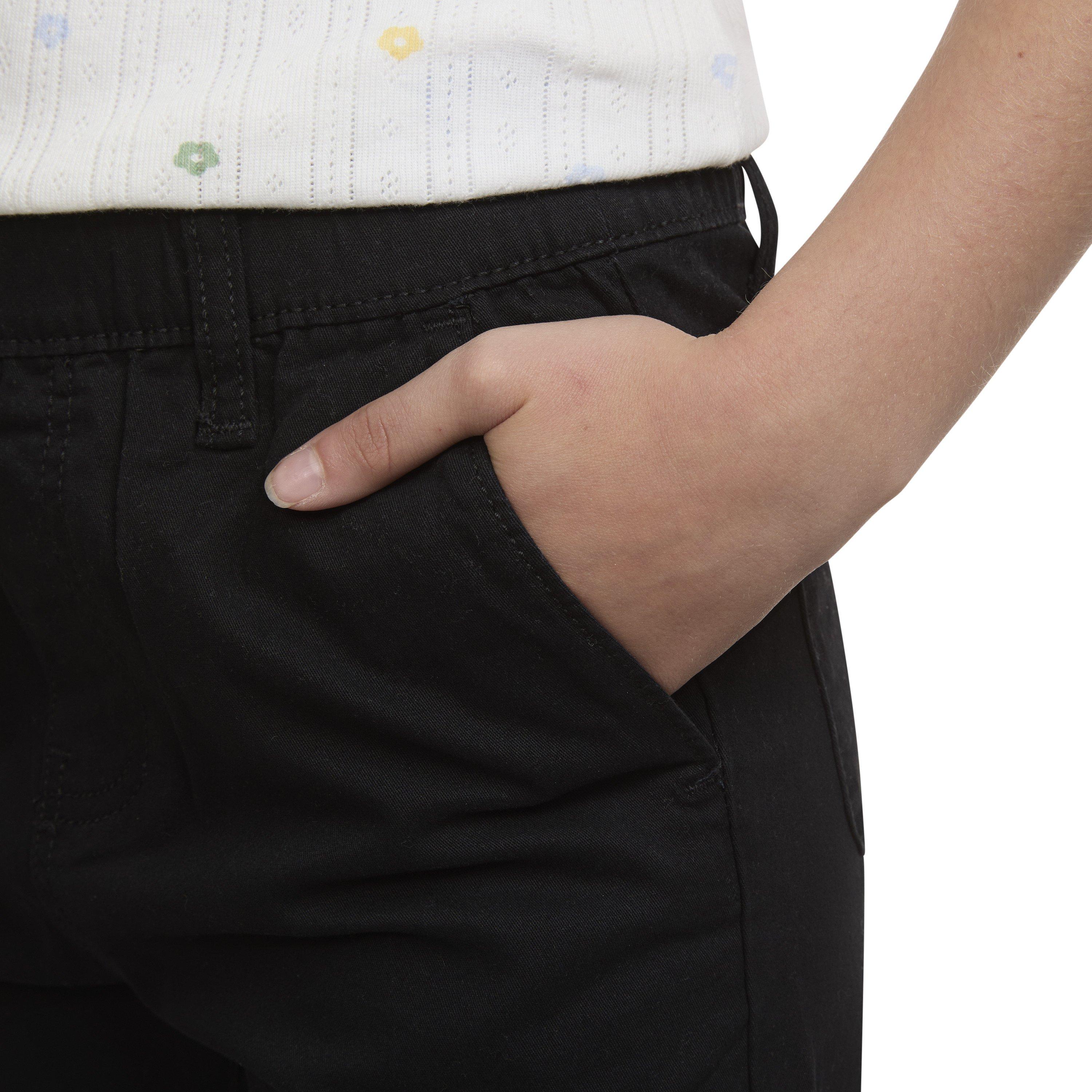 Levi's Big Girls' Pull on Uniform Pants - Black - BLACK Thumbnail View 5