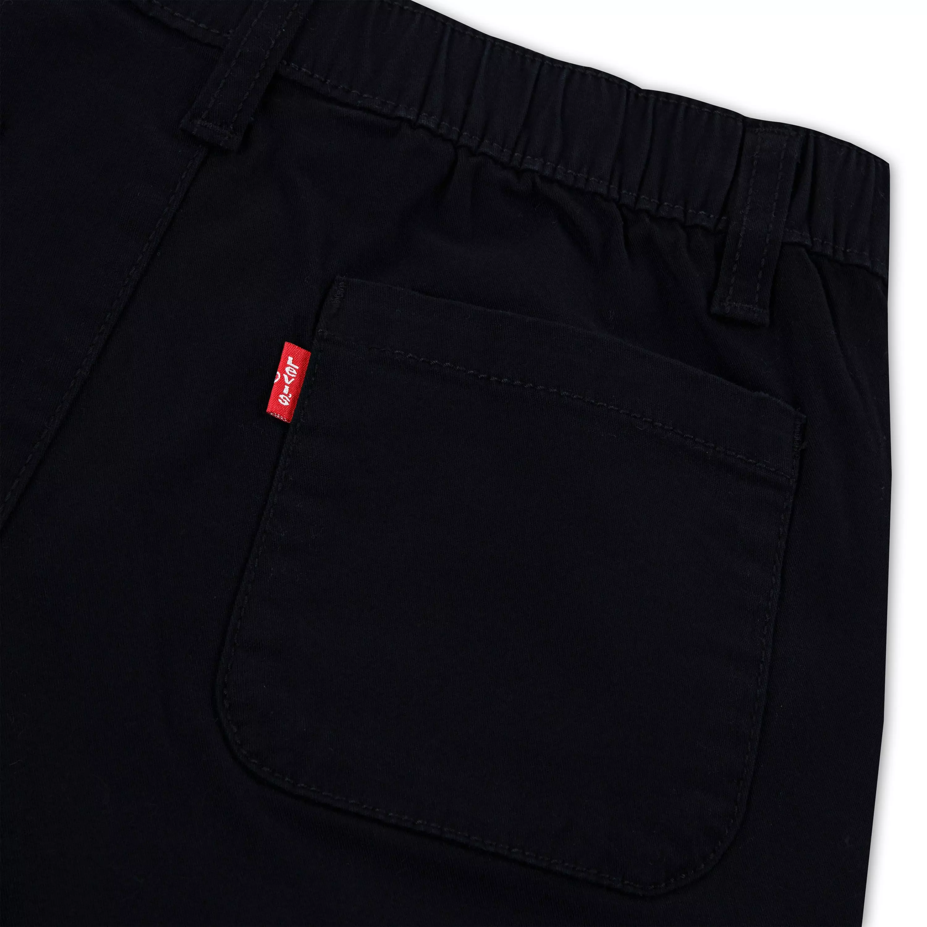 Levi's Big Girls' Pull on Uniform Pants - Black - BLACK