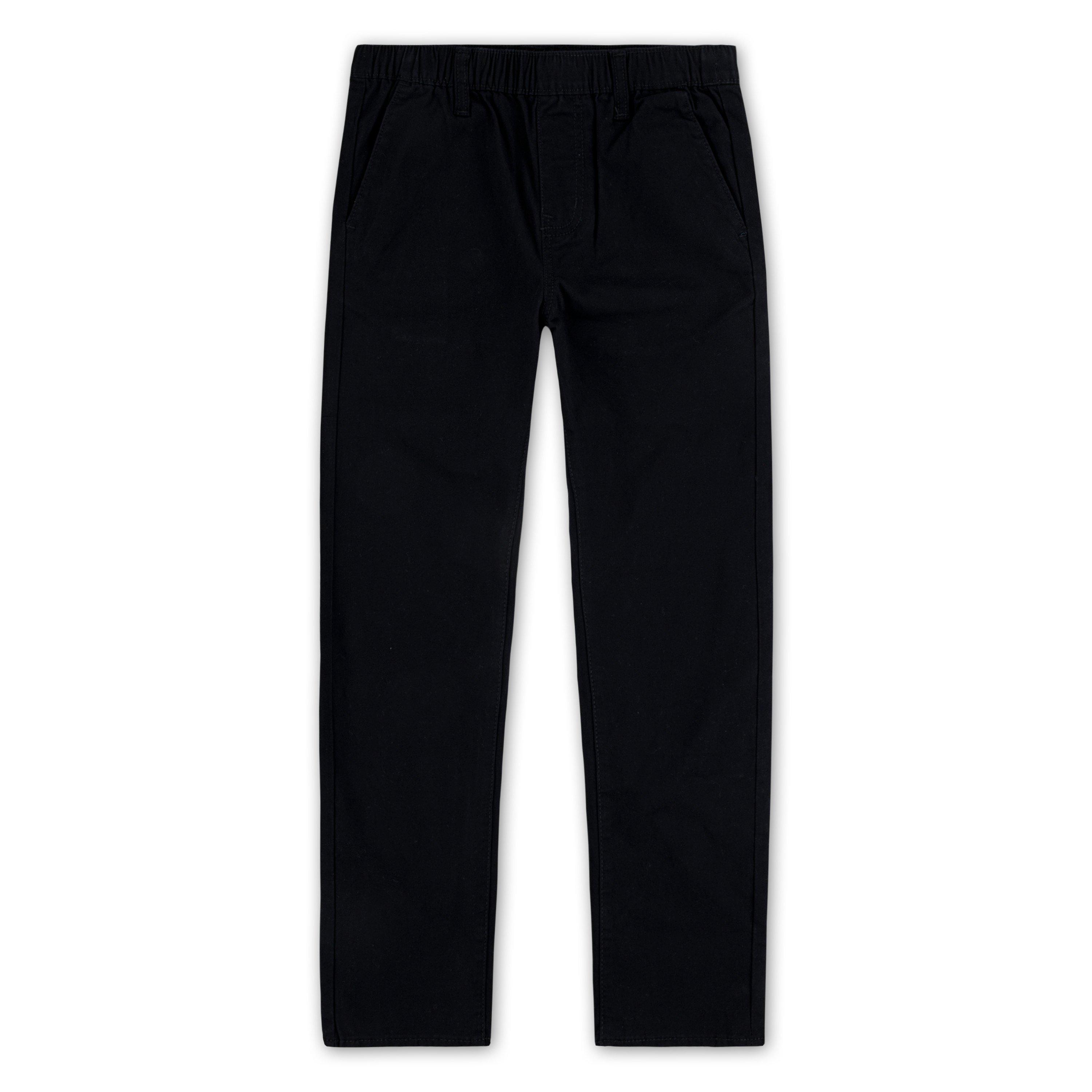 Levi's Big Girls' Pull on Uniform Pants - Black - BLACK Thumbnail View 7