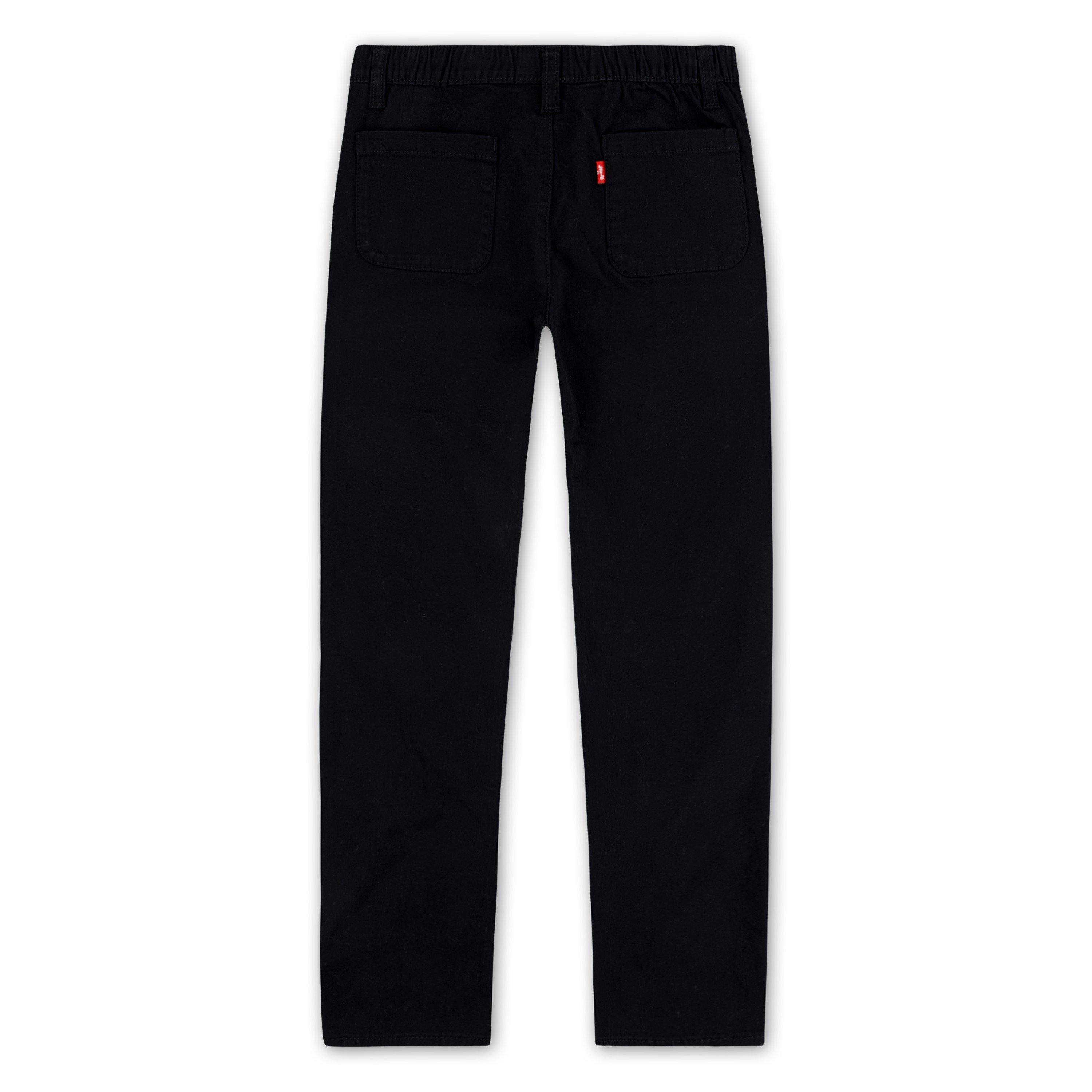 Levi's Big Girls' Pull on Uniform Pants - Black - BLACK Thumbnail View 8