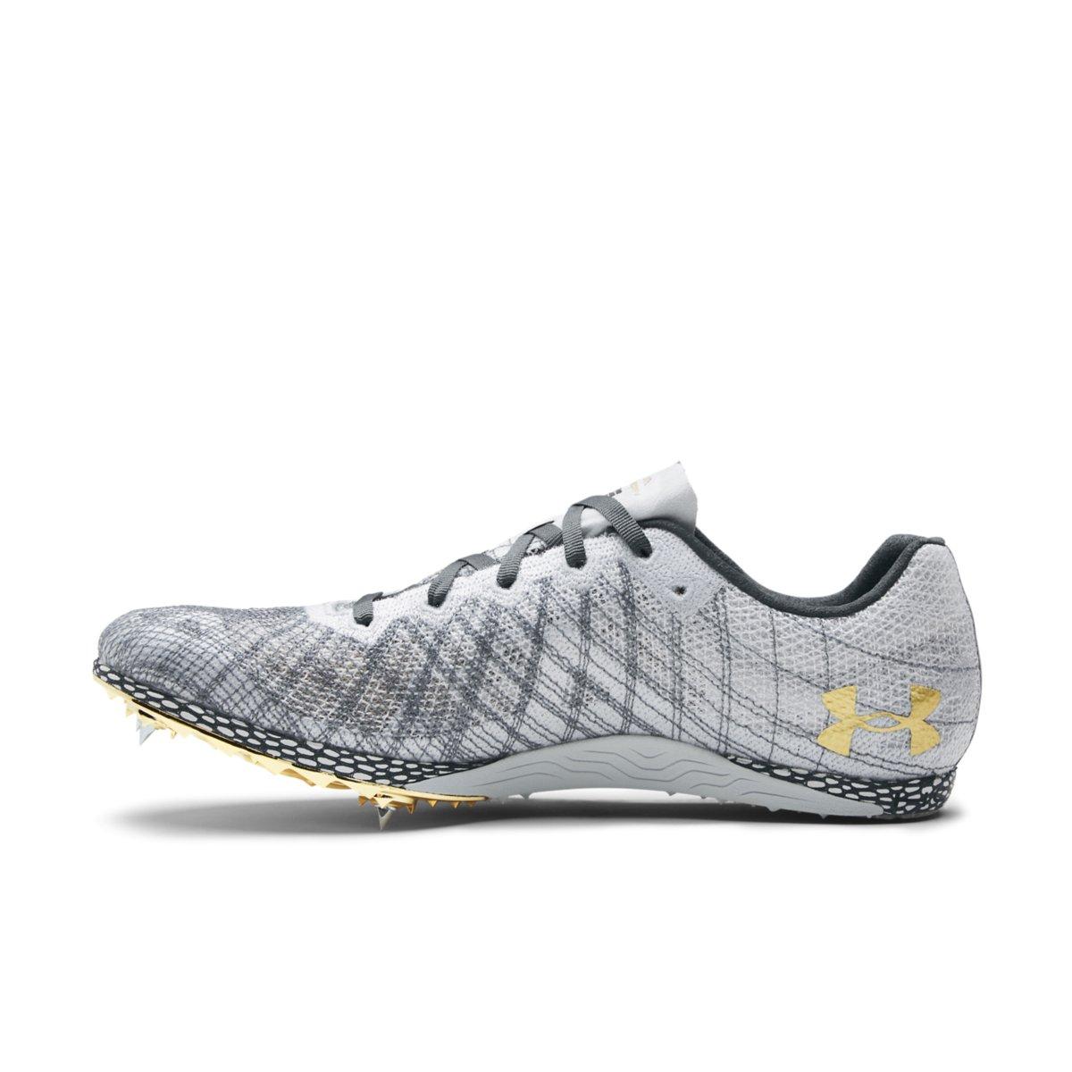 Under Armour HOVR Shakedown "Halo Grey/Pitch Grey" Unisex Track Spike - GREY Thumbnail View 2