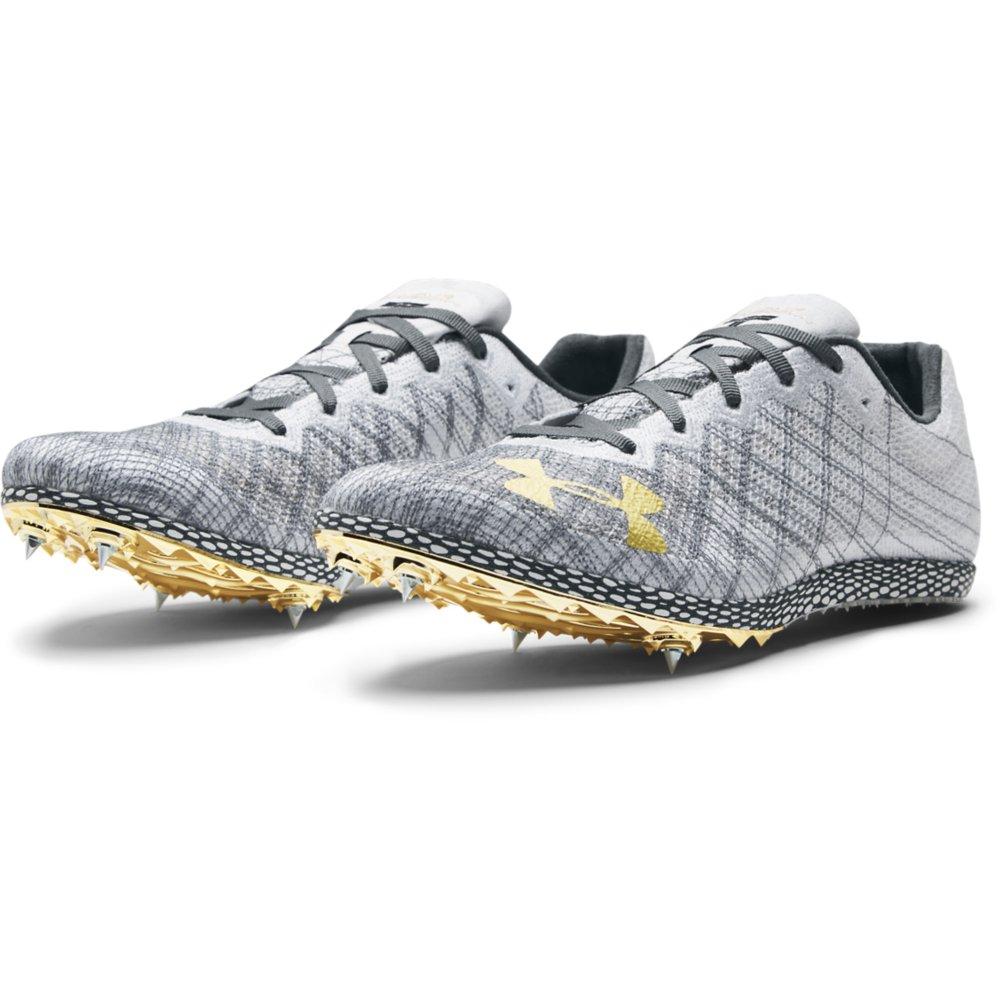 Under Armour HOVR Shakedown "Halo Grey/Pitch Grey" Unisex Track Spike - GREY Thumbnail View 3