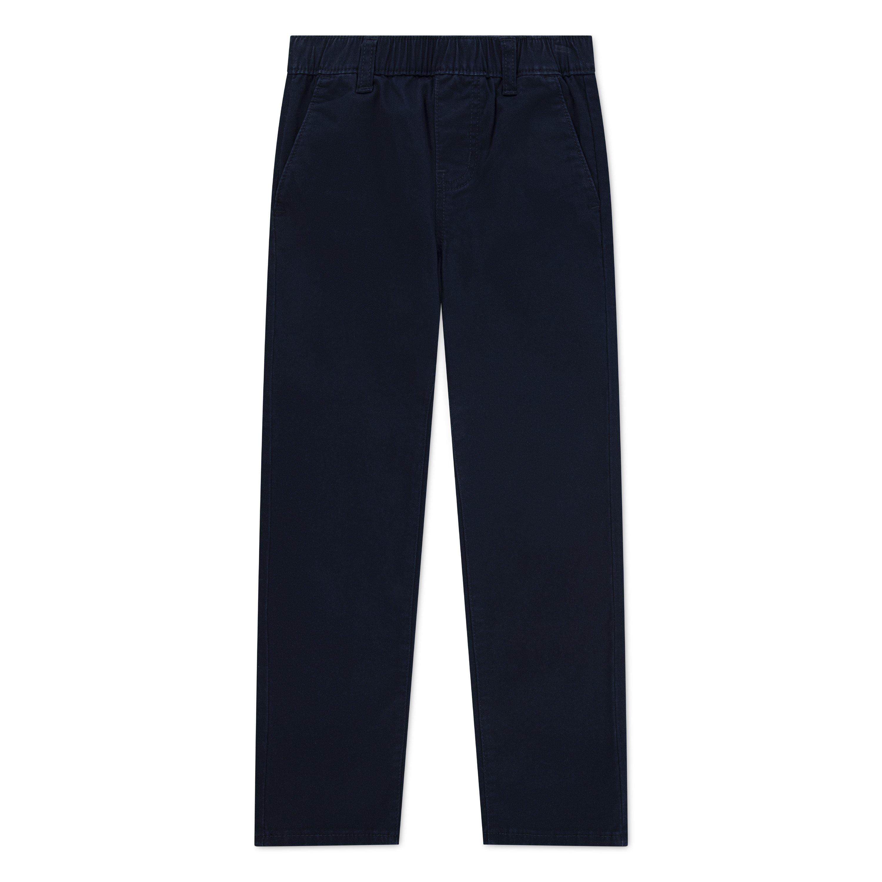 Levi's Pull on Uniform Little Girls' Navy Pants