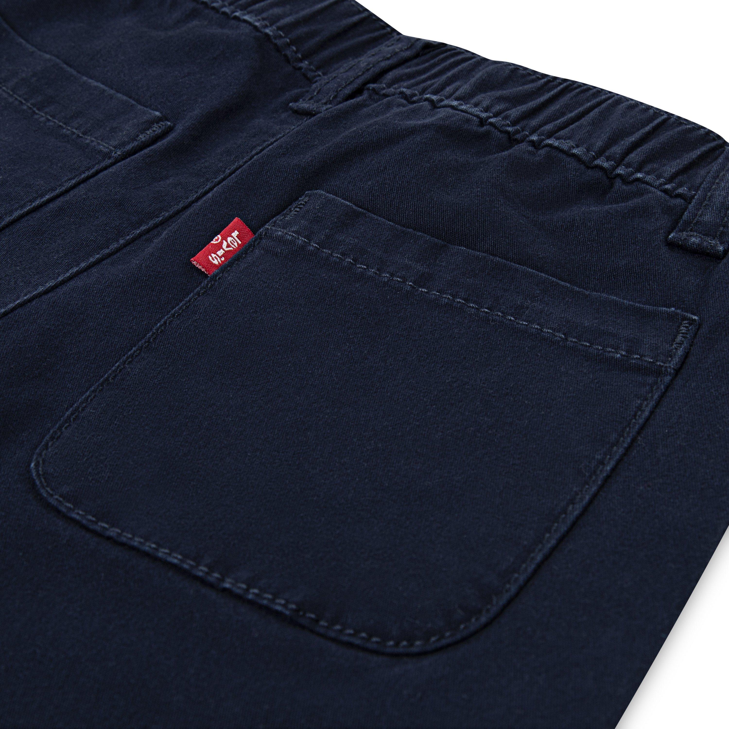 Levi's Pull on Uniform Little Girls' Navy Pants - NAVY Thumbnail View 3