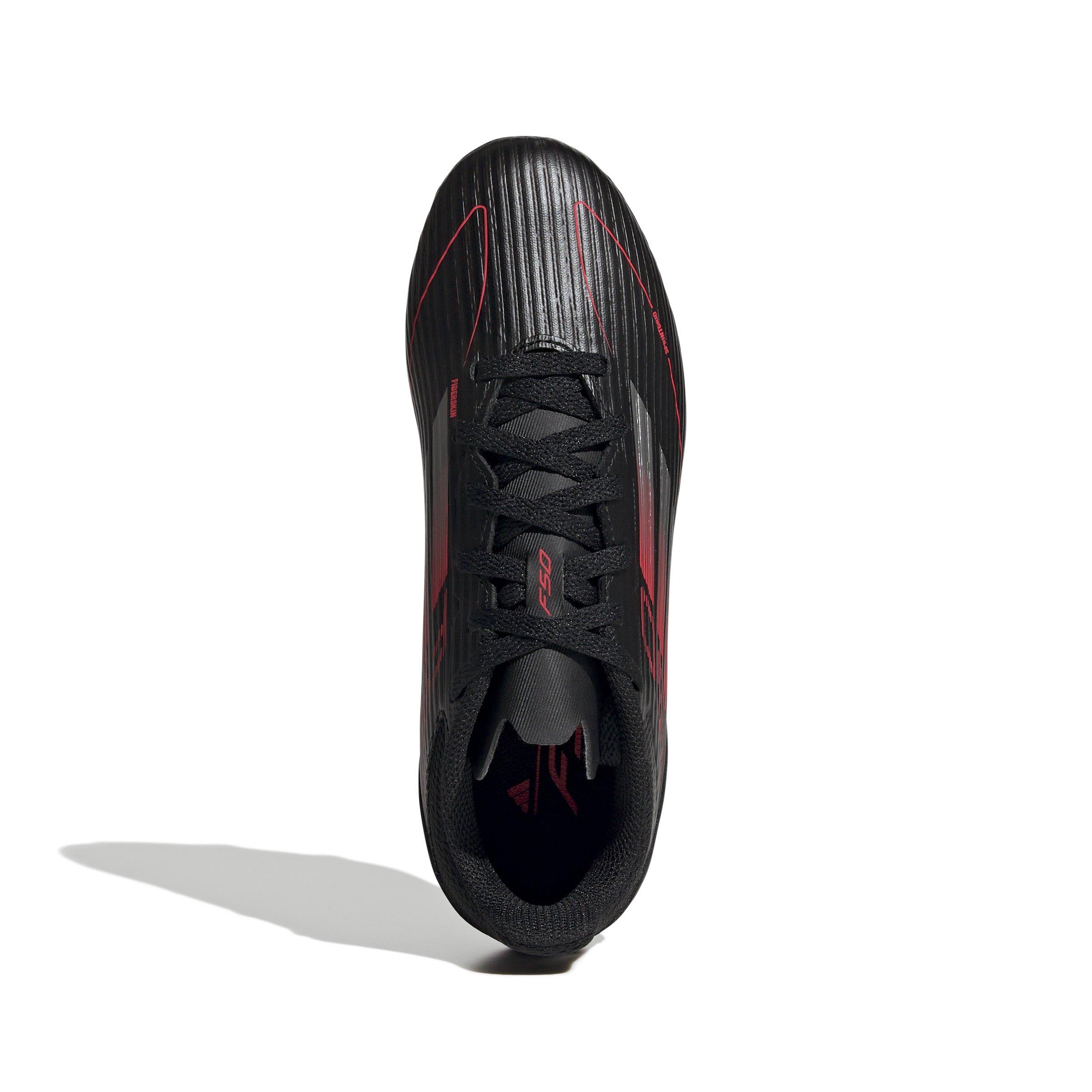 adidas F50 League MG  Grade School Kids' "Core Black/Iron Metallic/Lucid Red" Soccer Cleat
