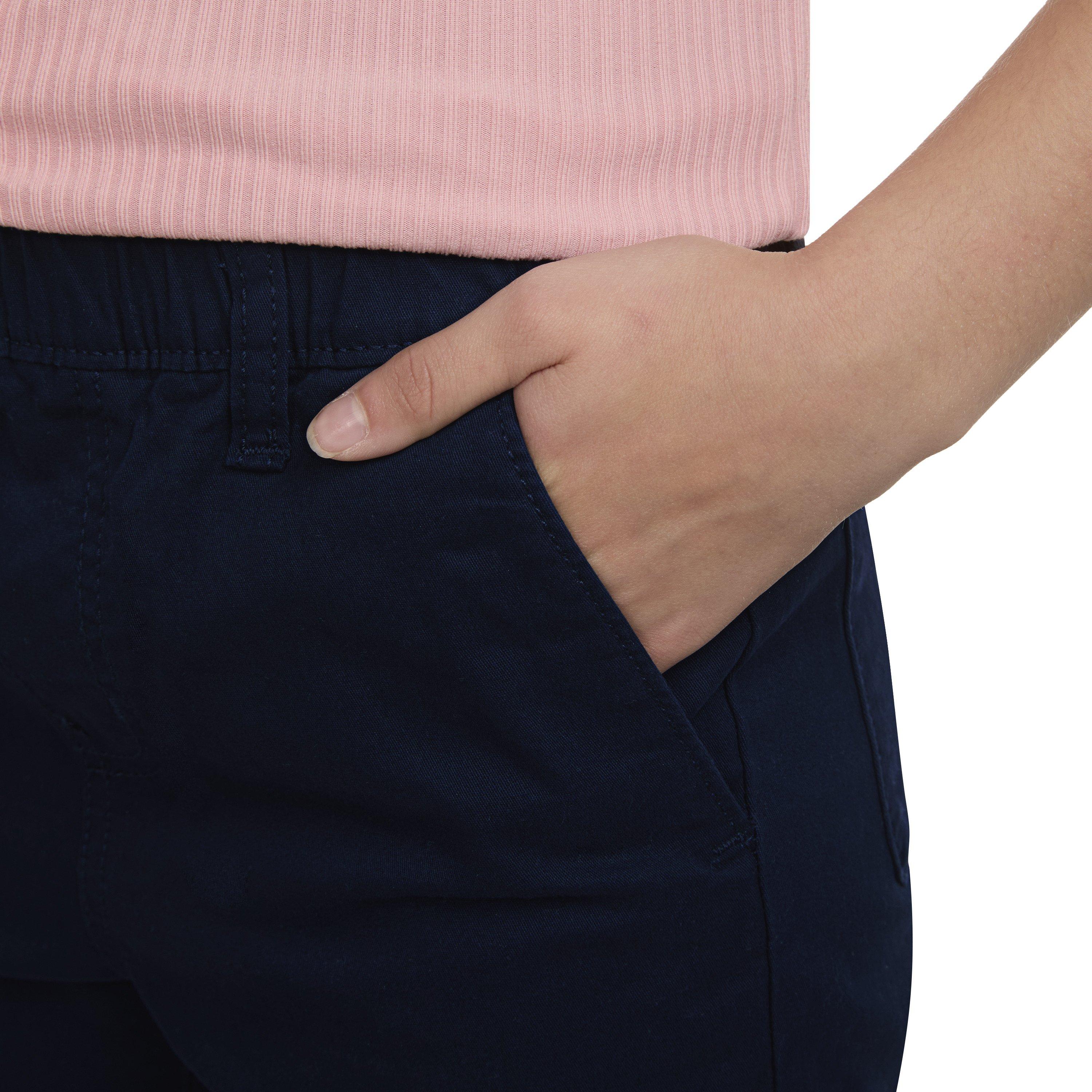 Levi's Pull on Uniform Big Girls' Navy Pants