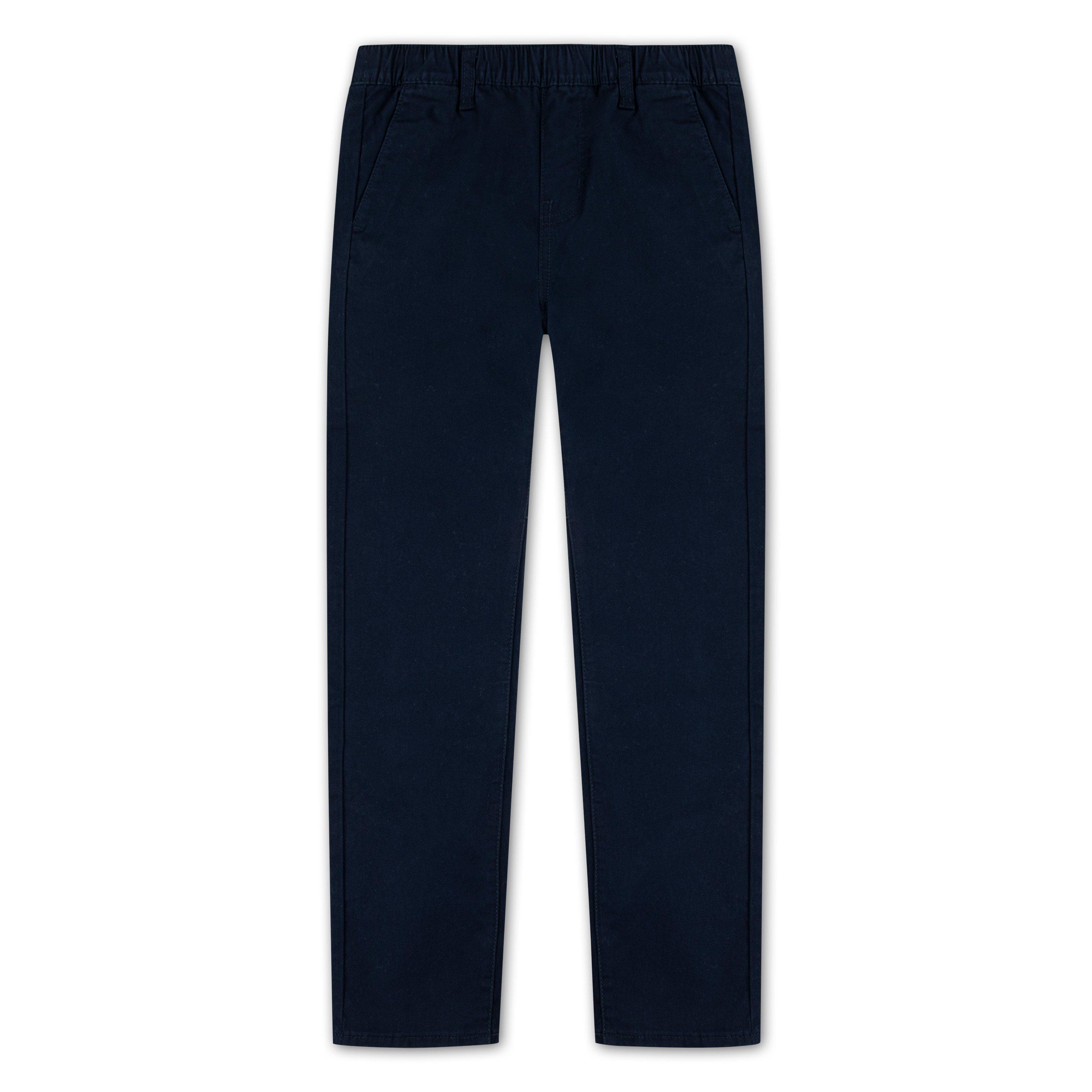 Levi's Pull on Uniform Big Girls' Navy Pants