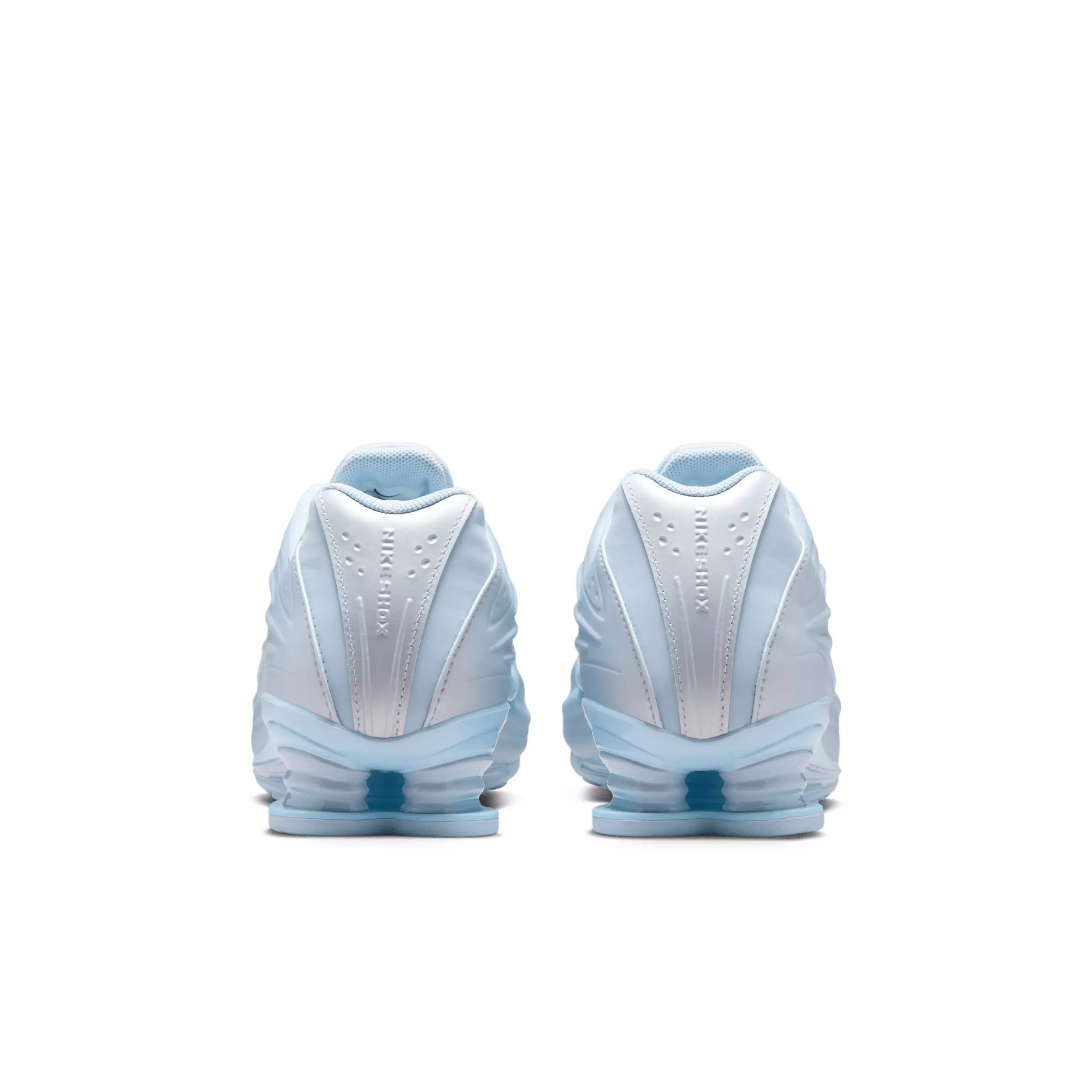 Nike Shox Z "Football Grey/Metallic Silver/Hydrogen Blue" Women's Shoe - GREY/SILVER/BLUE