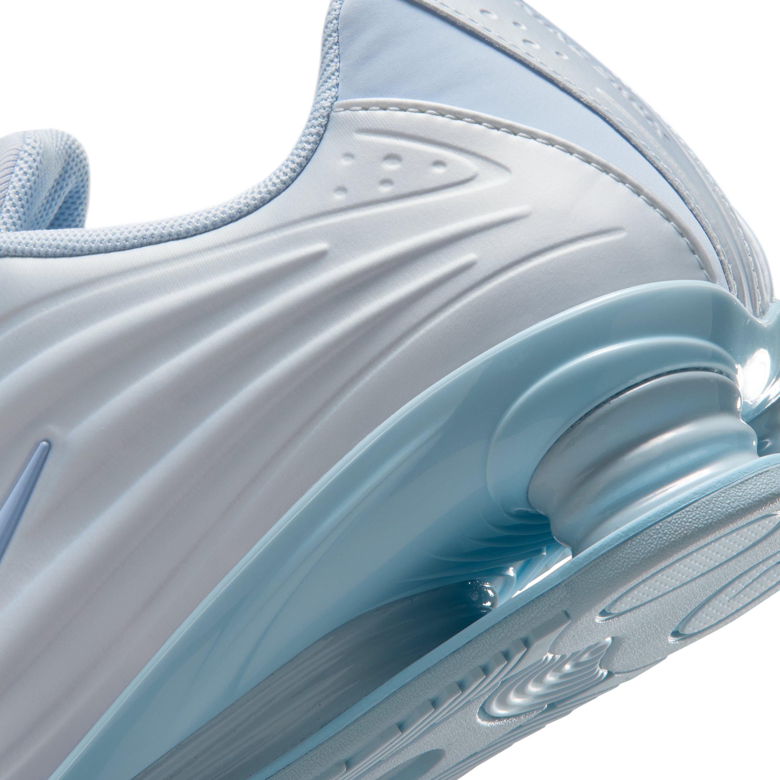 Nike Shox Z "Football Grey/Metallic Silver/Hydrogen Blue" Women's Shoe - GREY/SILVER/BLUE Thumbnail View 8