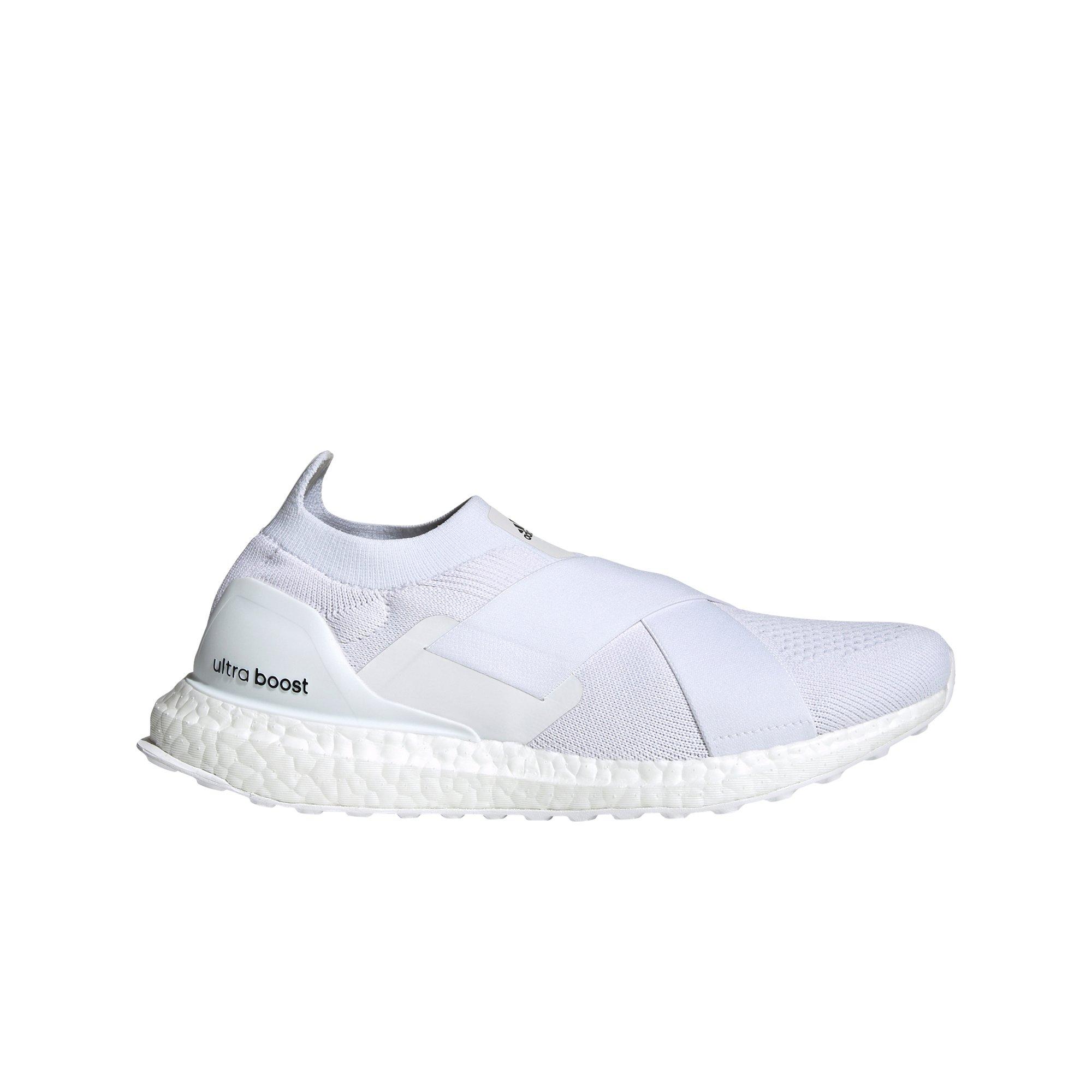 adidas Ultraboost Slip-On DNA "White" Women's Shoes - WHITE/ORANGE Thumbnail View 1