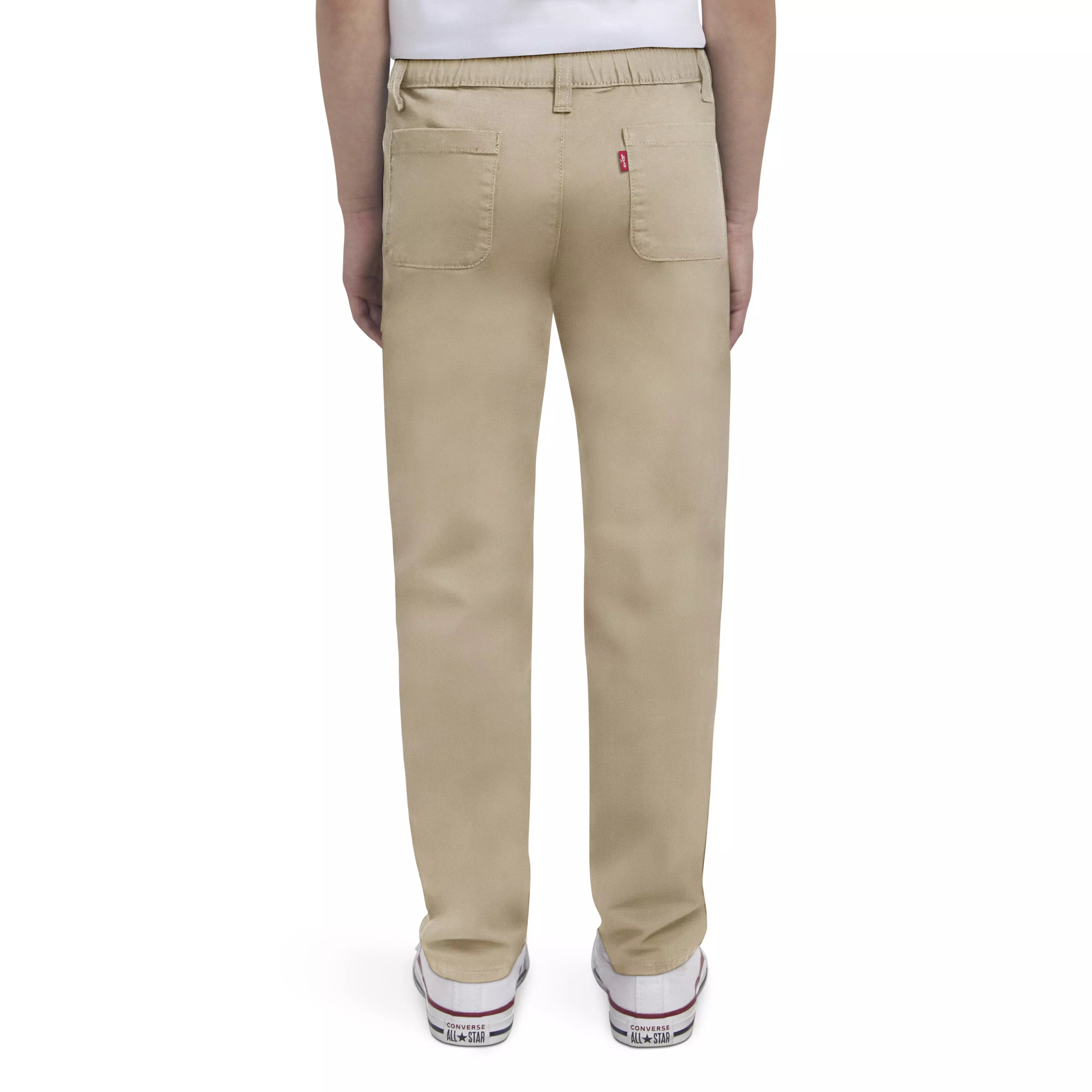 Levi's Little Girls' Pull on Uniform Pants - Beige - BEIGE