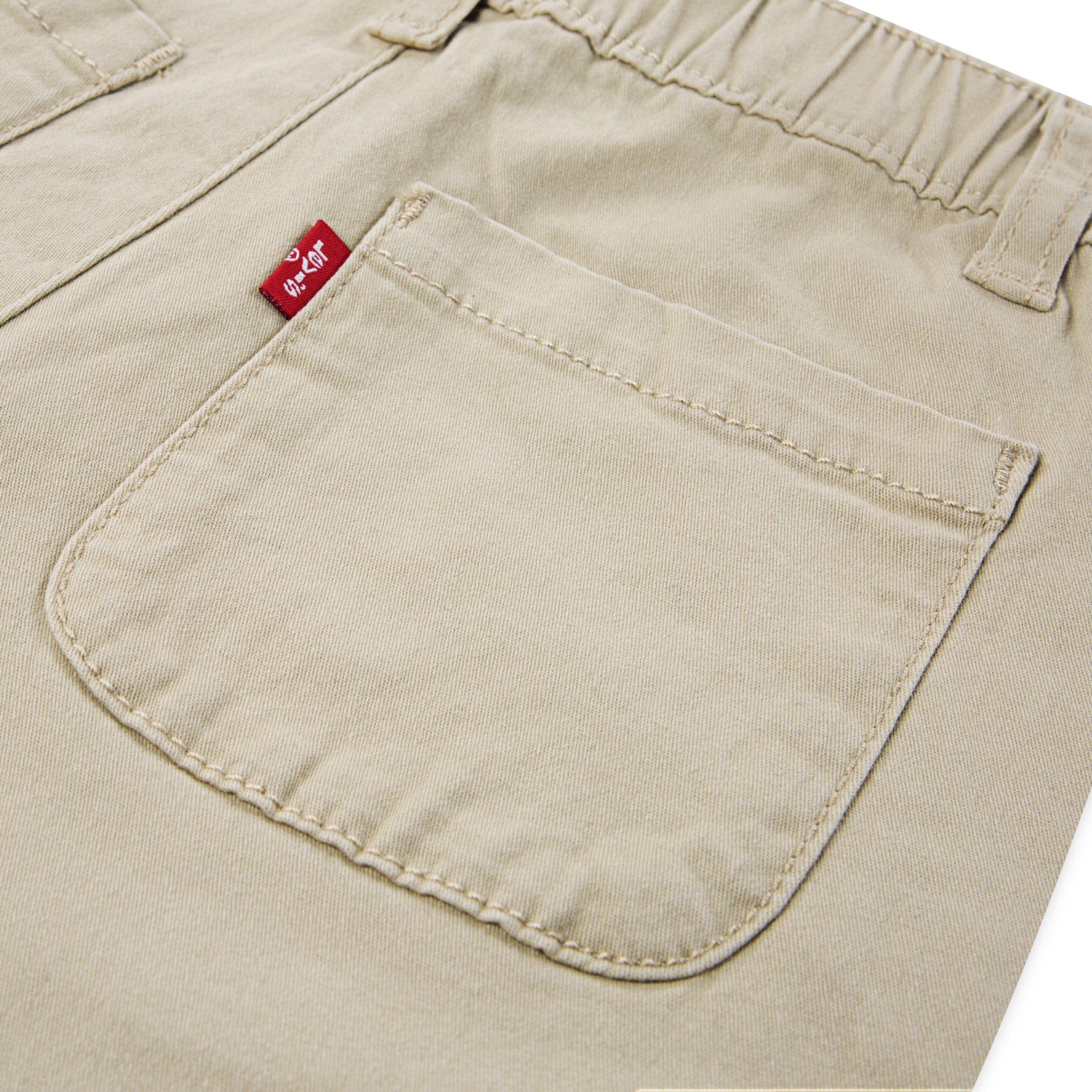 Levi's Little Girls' Pull on Uniform Pants - Beige - BEIGE Thumbnail View 5