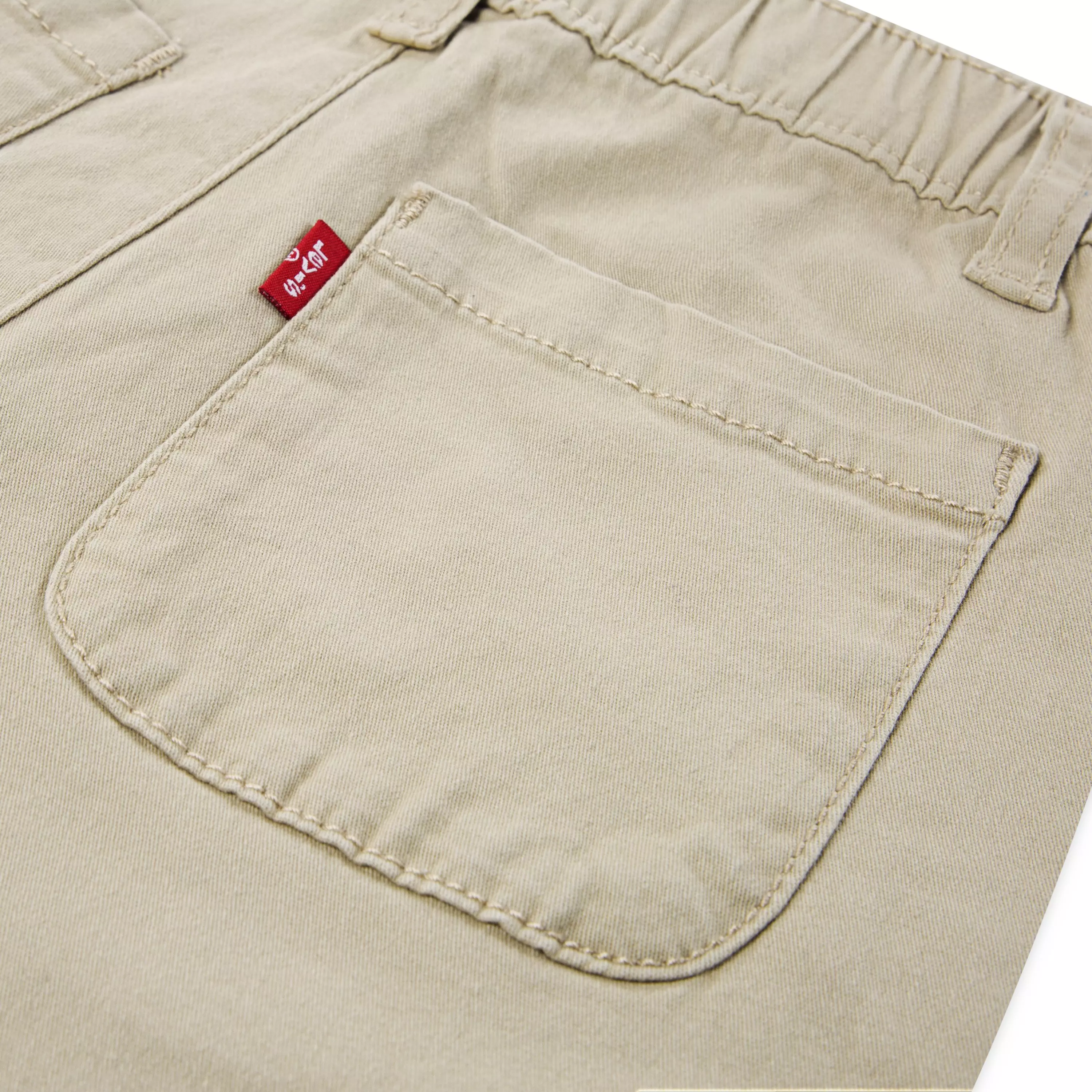 Levi's Little Girls' Pull on Uniform Pants - Beige - BEIGE