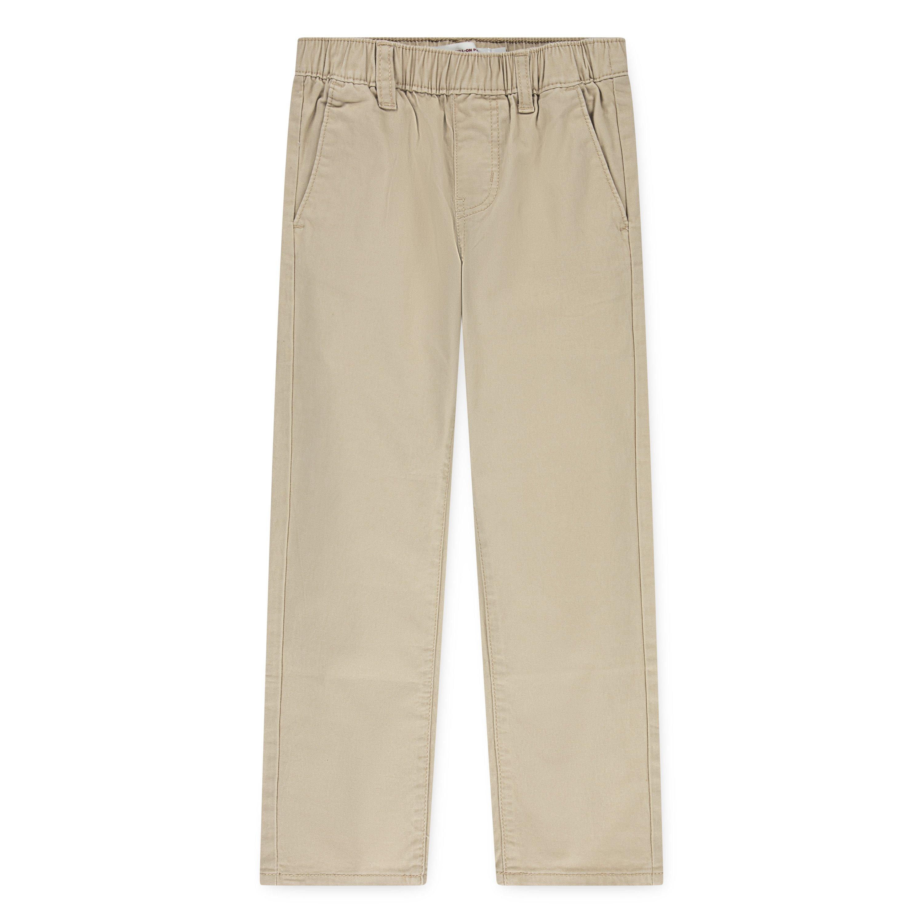 Levi's Pull on Uniform Little Girls' Beige Pants