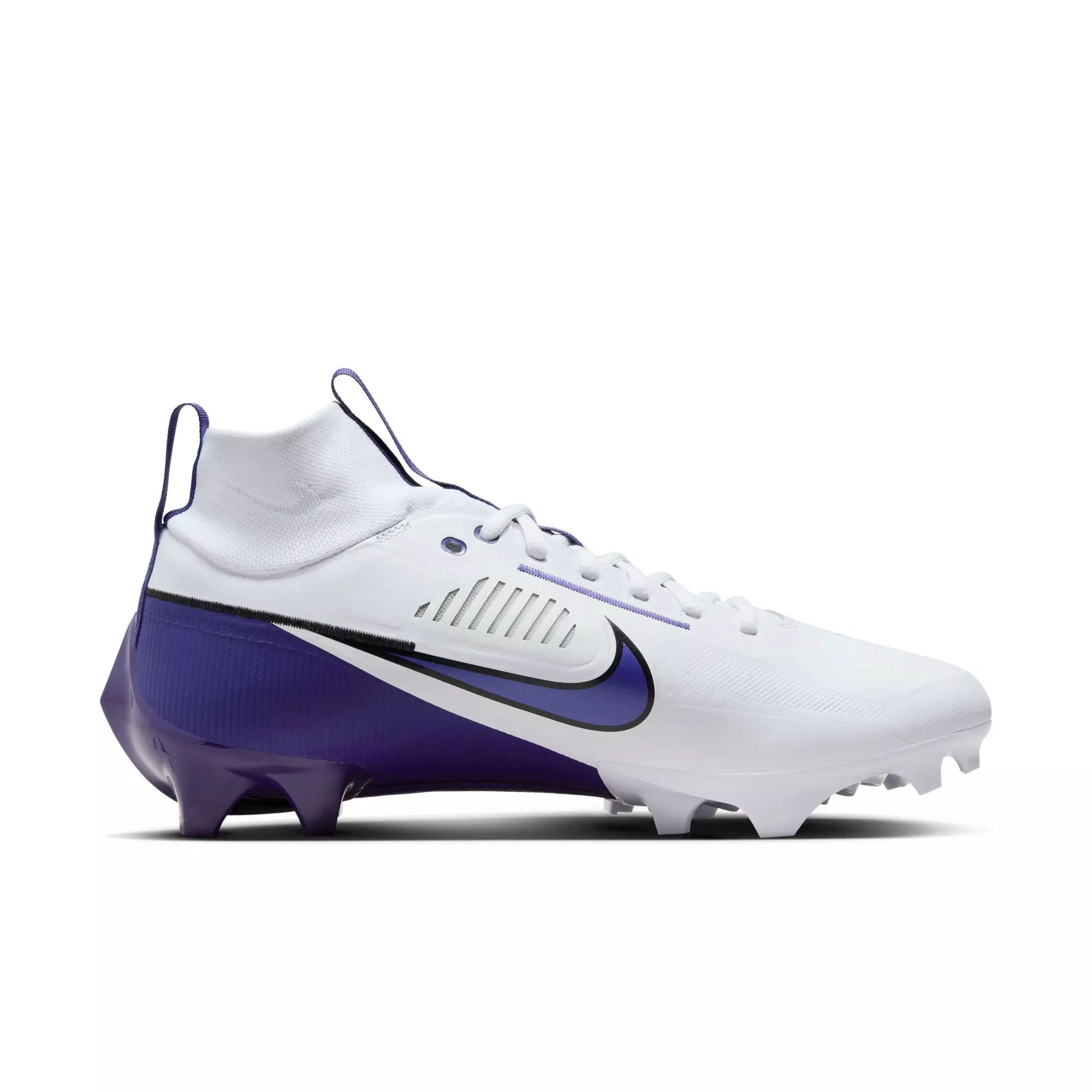 Nike Vapor Edge Pro 360 2 "White/Purple/Black" Men's Football Cleat - WHITE/PURPLE/BLACK