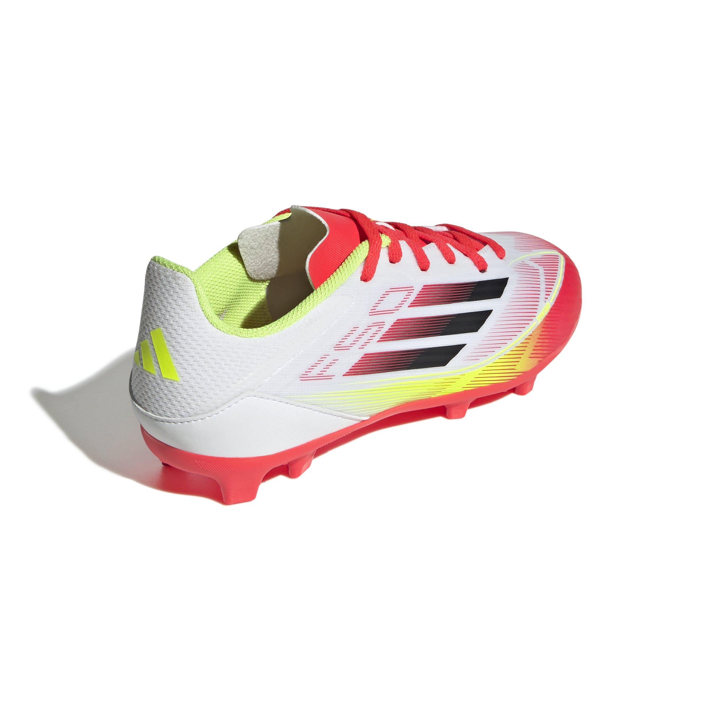 adidas F50 League MG  Grade School Kids' "Ftwr White/Core Black/Solar Yellow" Soccer Cleat